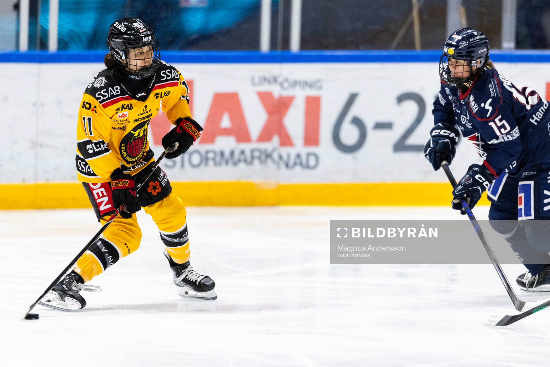 Luleås Akane Shiga och Linköpings Thea Liodden