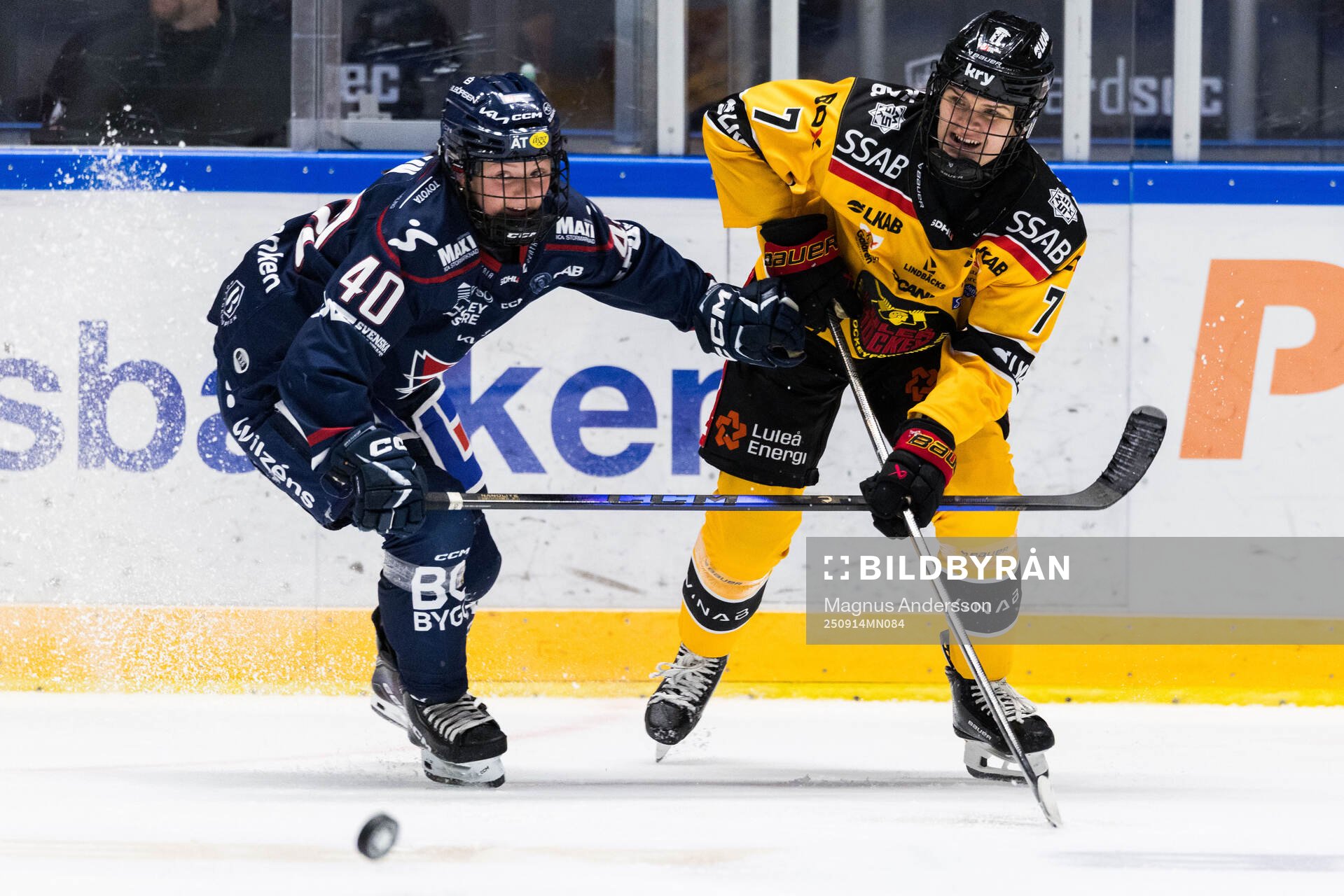 Linköpings Felicia Levin och Luleås Tilde Sjödin
