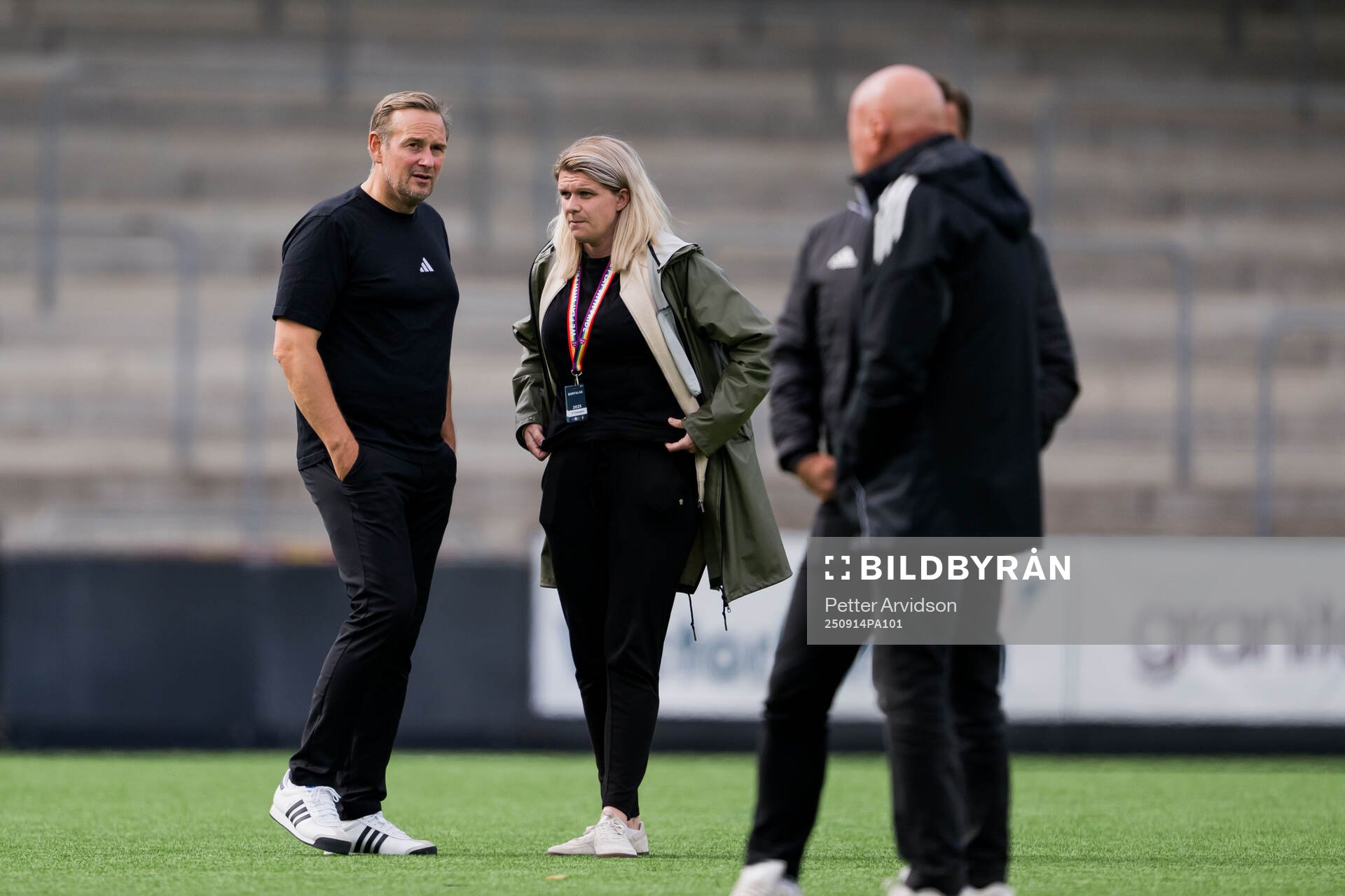 Rosengårds tränare Martin Qvarmans Möller och sportchef