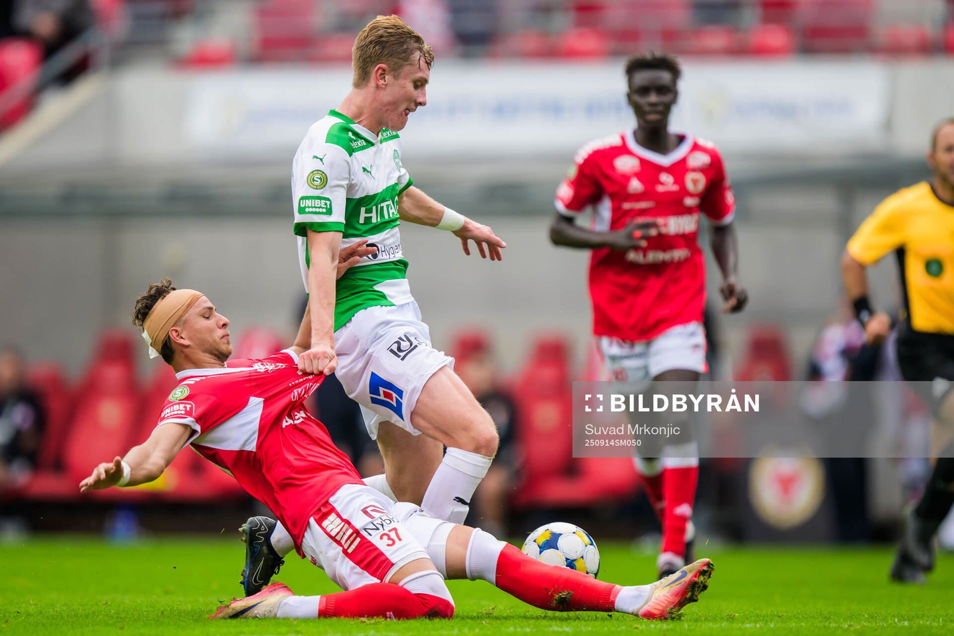 Kalmars Tomas Kalinauskas och Västerås Karl Gunnarsson