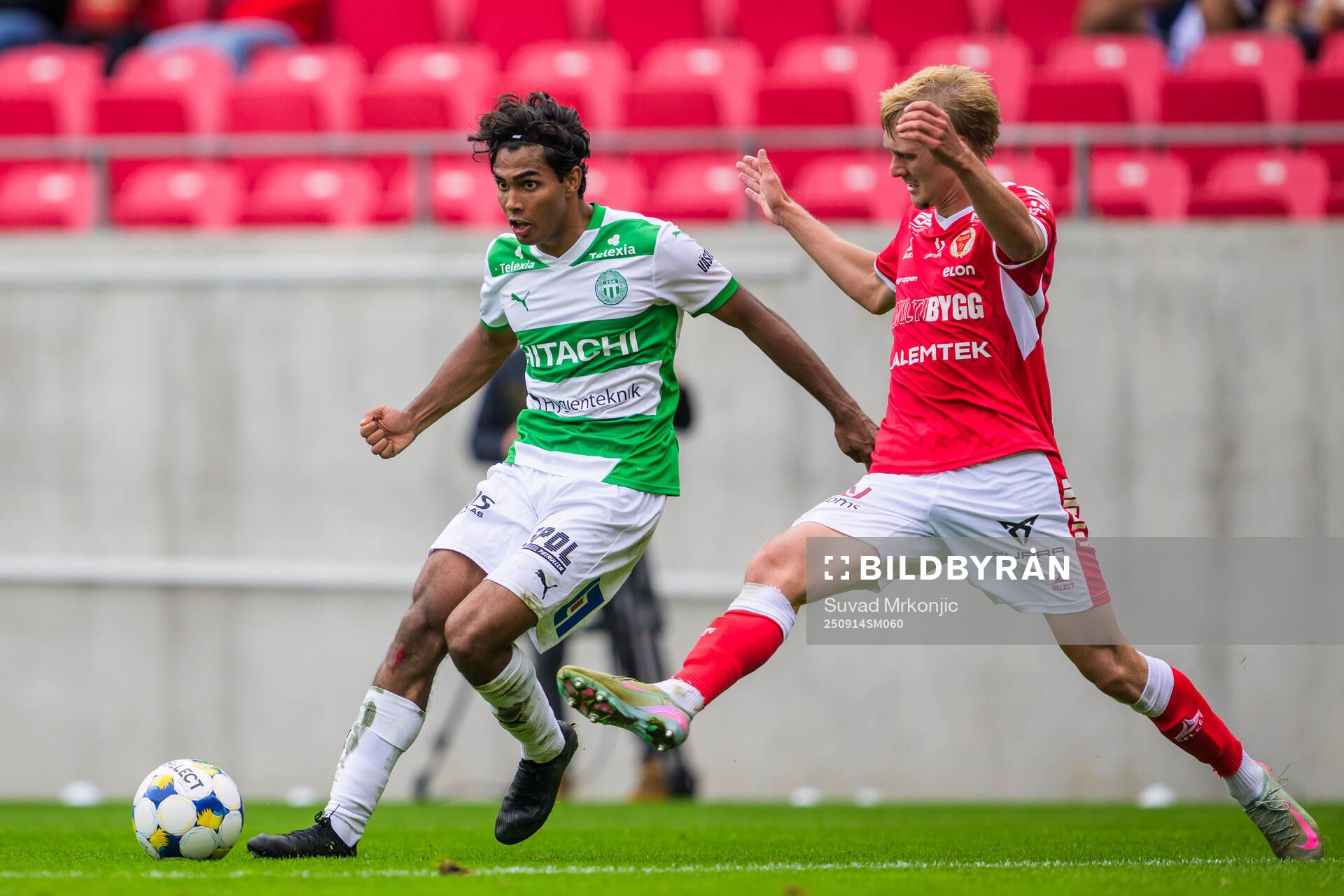 Västerås Jonathan Karlsson och Kalmars Rony Jansson