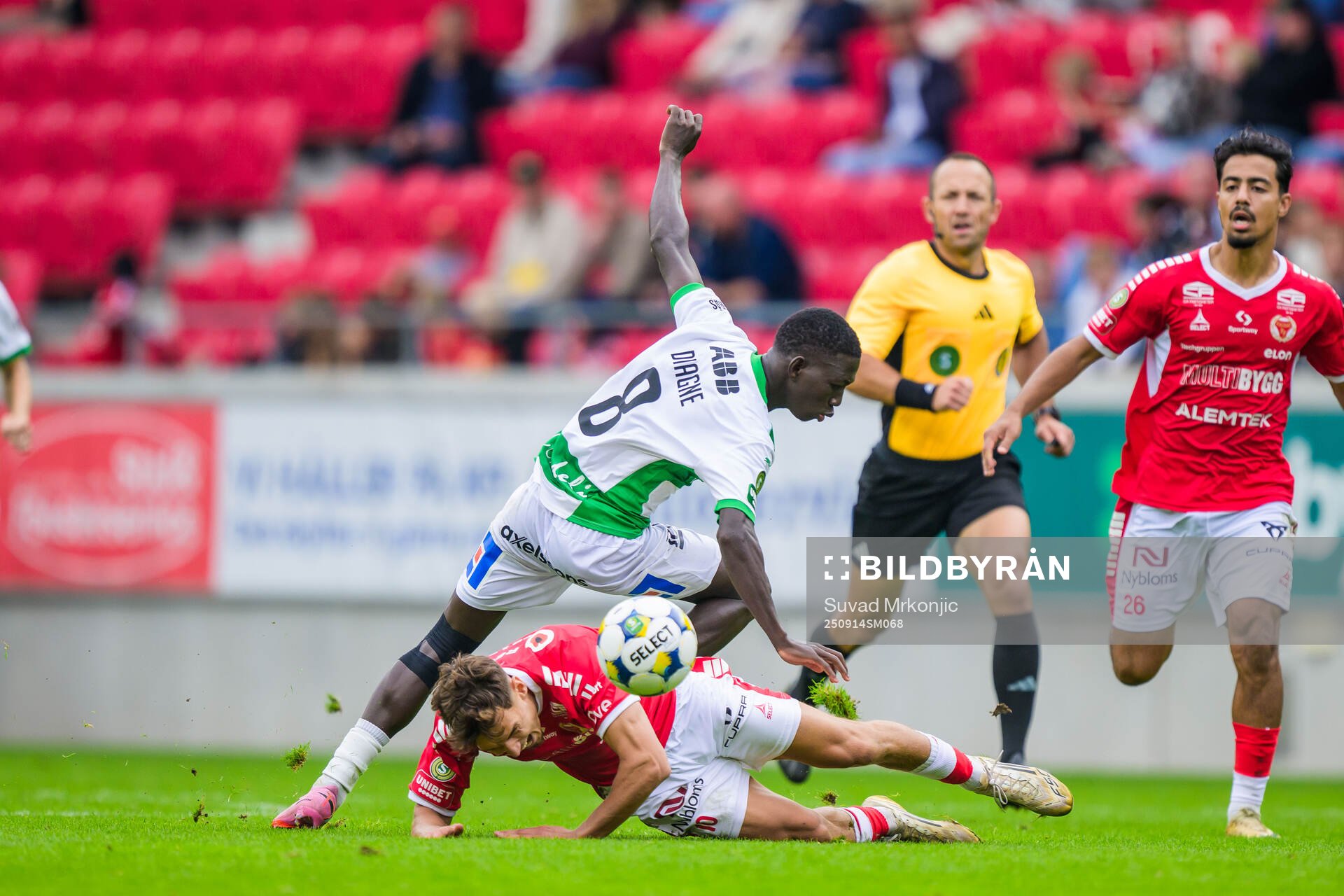 Kalmars Camil Jebara och Västerås Mamadou Ousmane Diagne