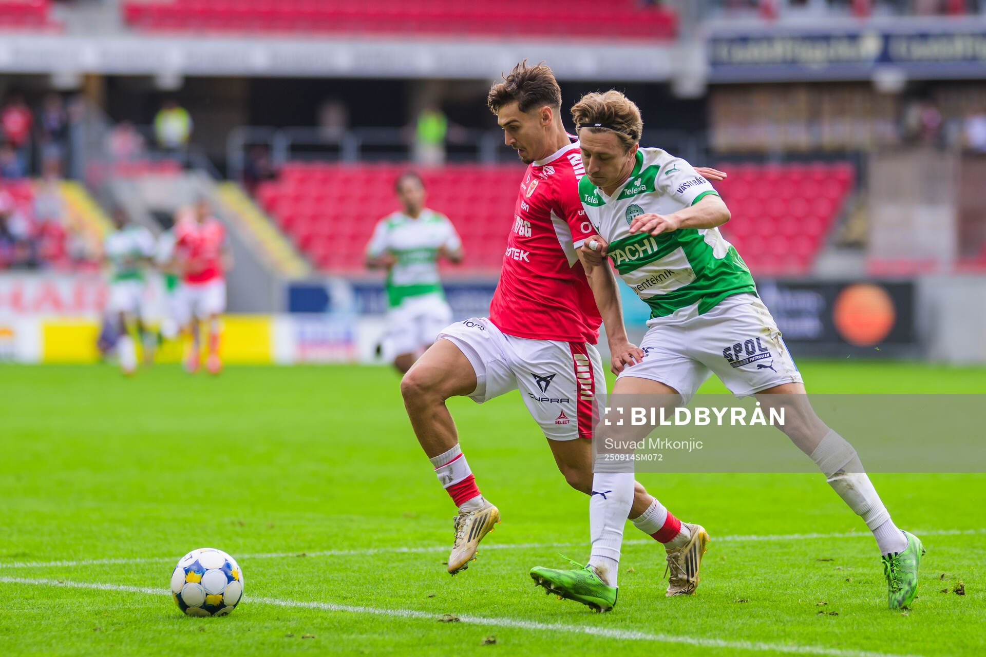 Kalmars Camil Jebara och Västerås Simon Gefvert