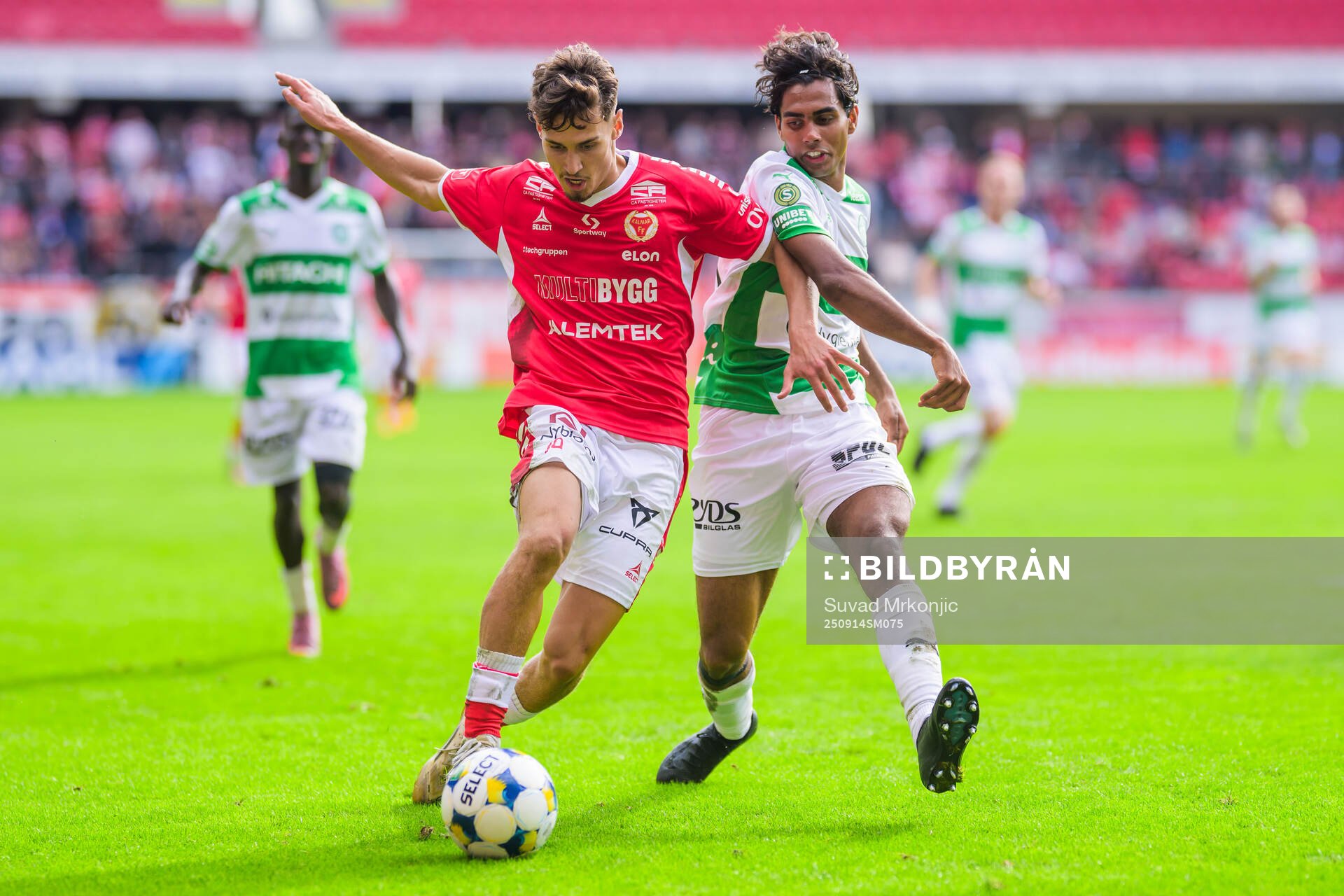 Kalmars Camil Jebara och Västerås Jonathan Karlsson