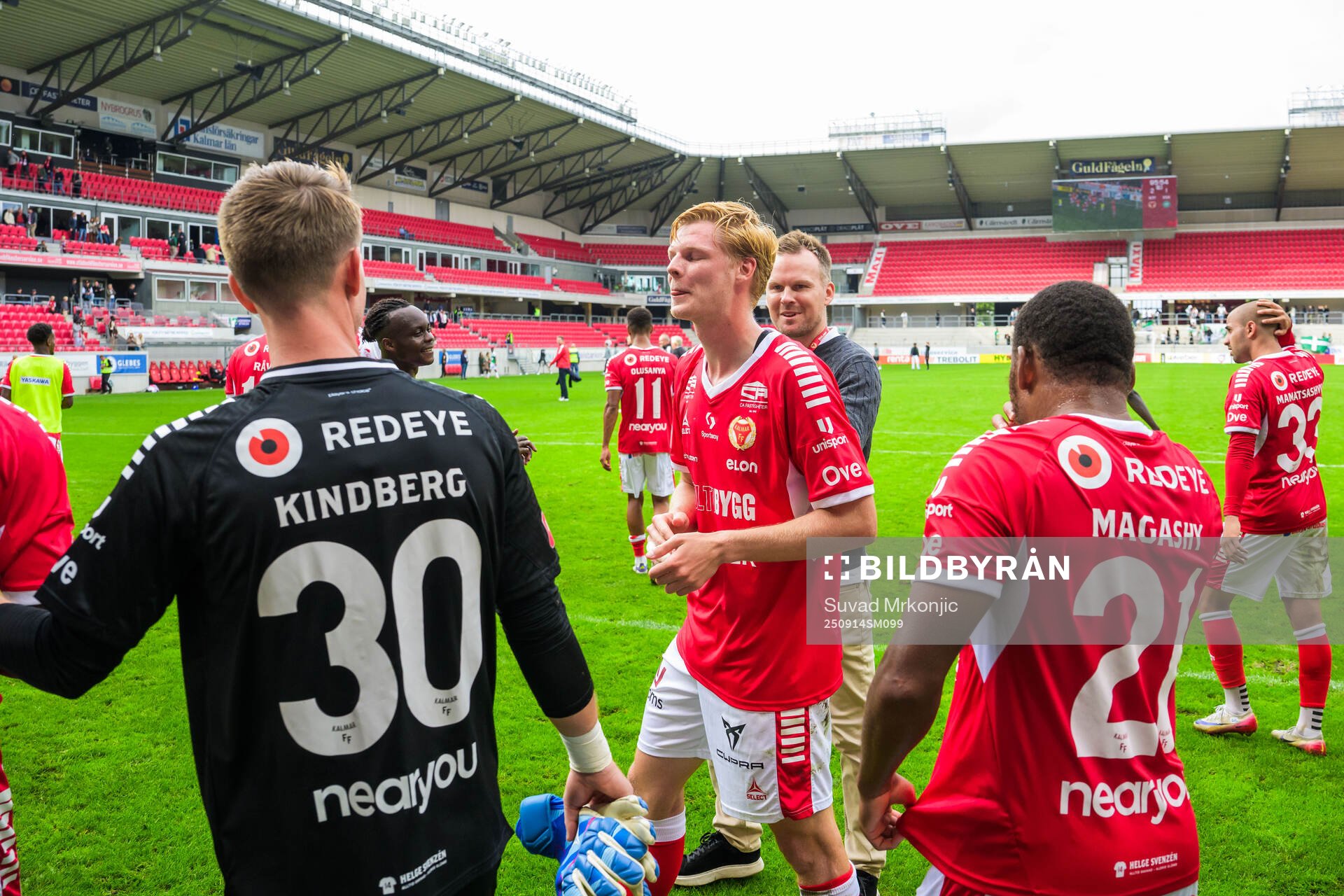 Kalmars Malcolm Stolt jublar