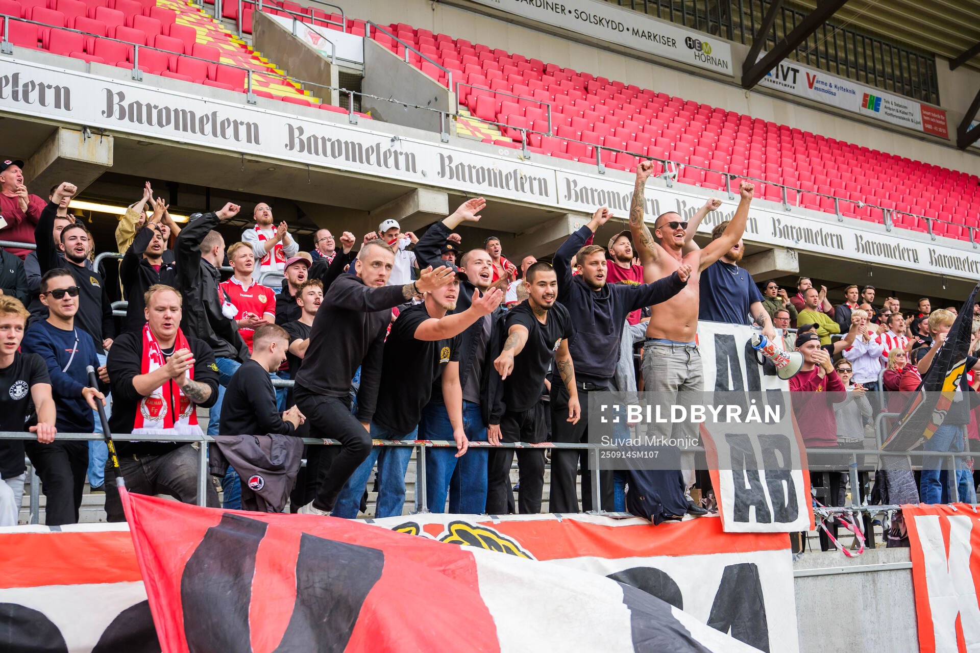 Kalmar supportrar jublar