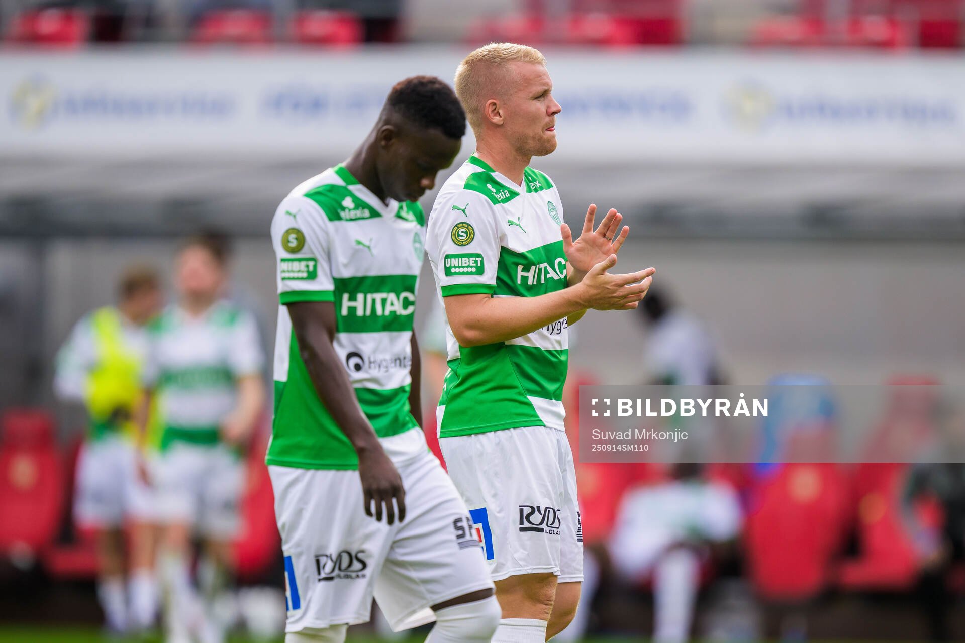 Västerås Moussa Diallo och Simon Johansson deppar