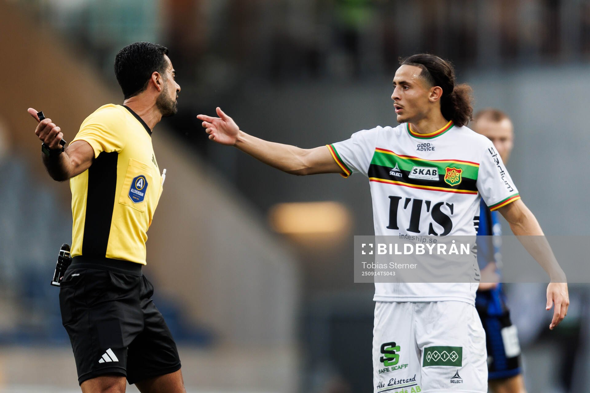 Domare Mohammed Al-Hakim och GAIS Amin Boudri