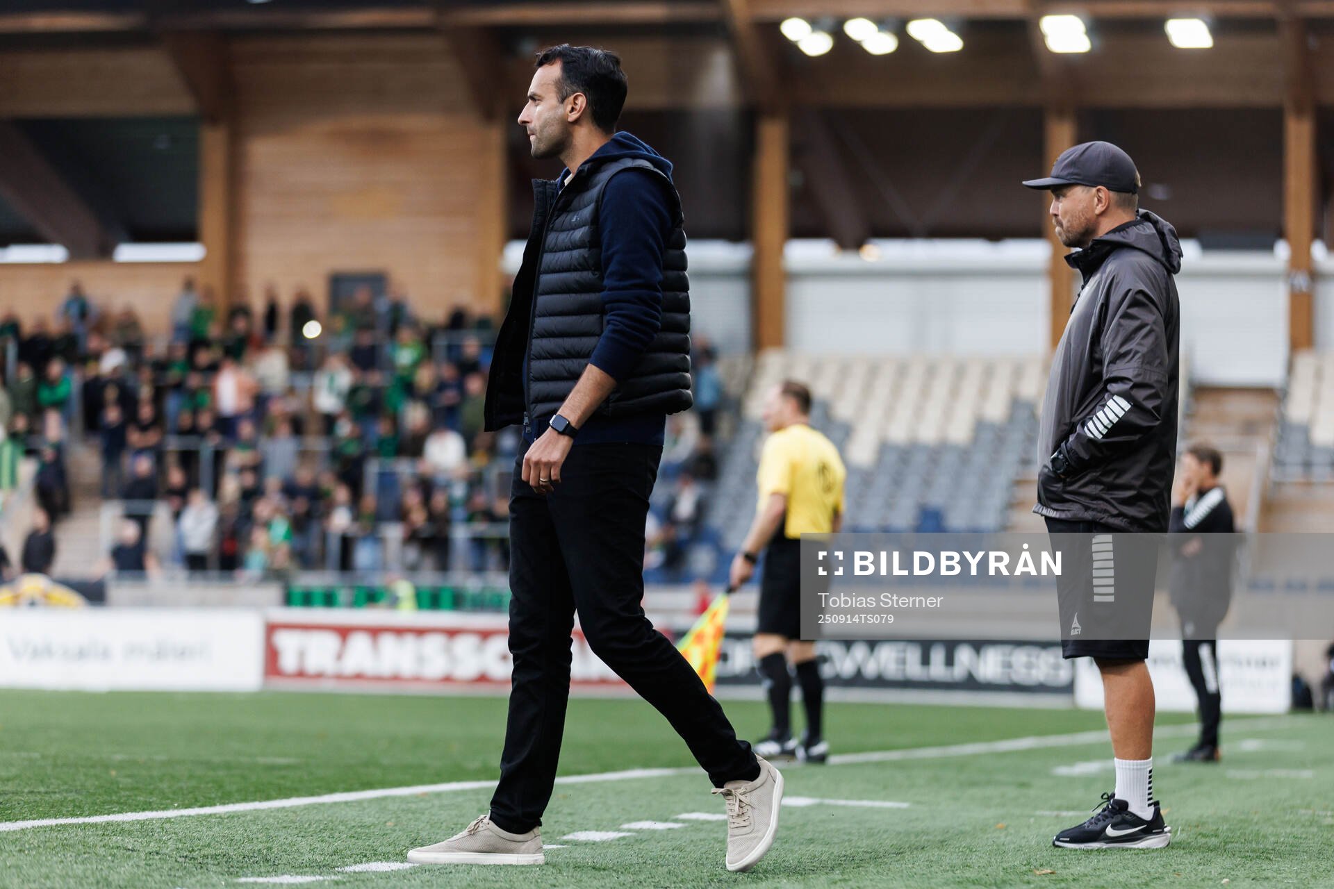 Sirius tränare Andreas Engelmark och assisterande tränare