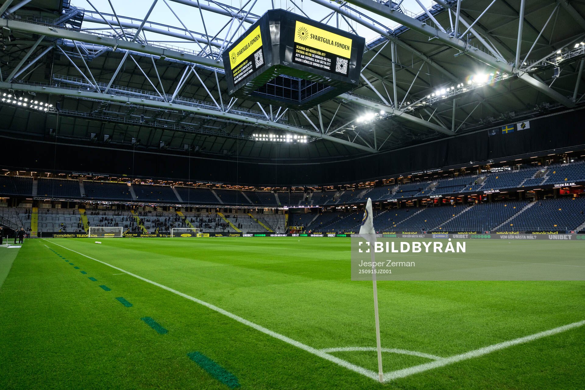 Interiör vy av Strawberry arena