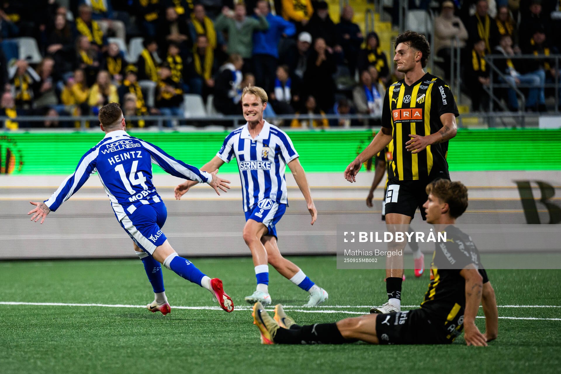IFK Göteborgs Tobias Heintz jublar