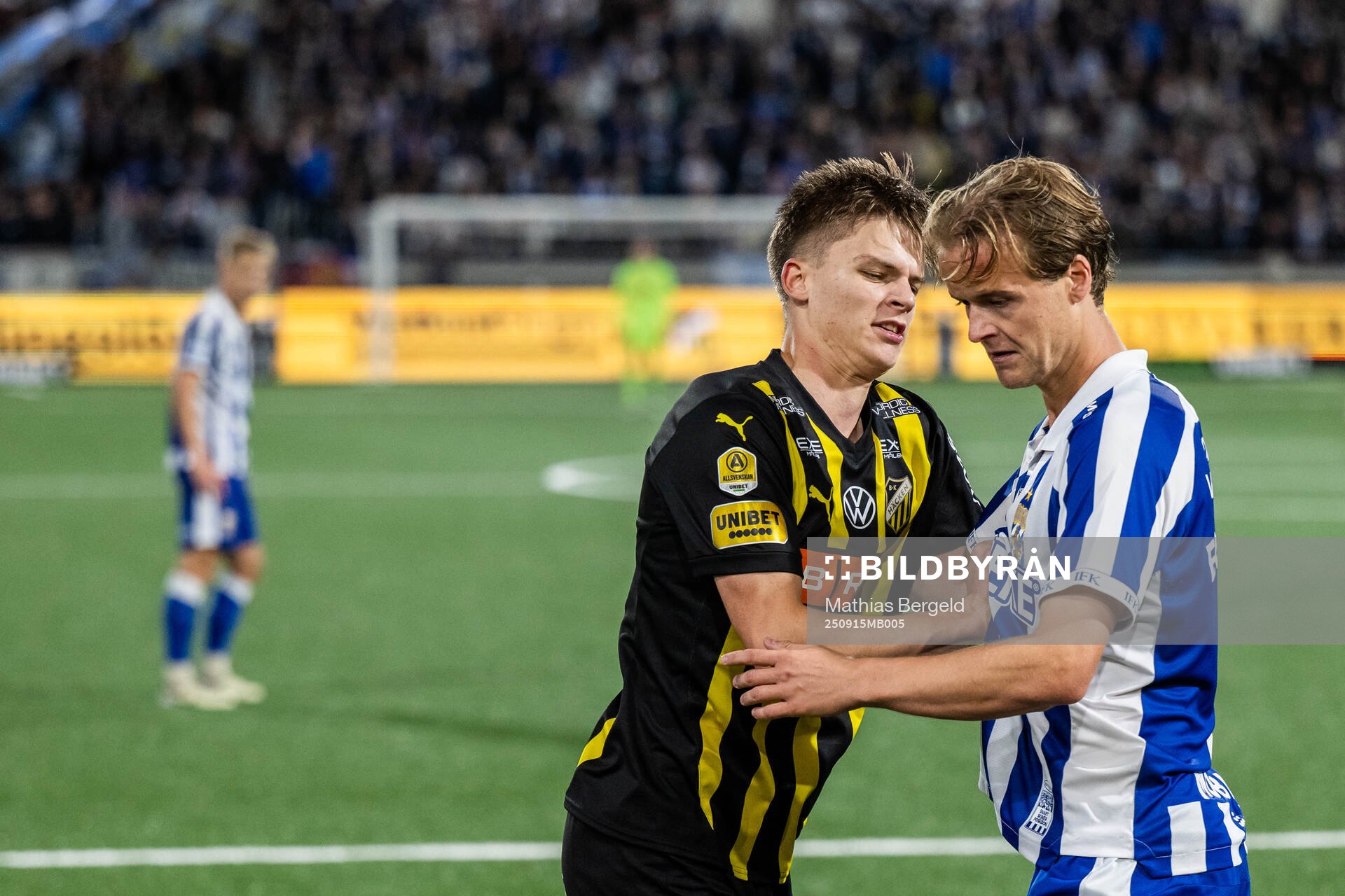 Häckens Adrian Svanbäck och IFK Göteborgs August