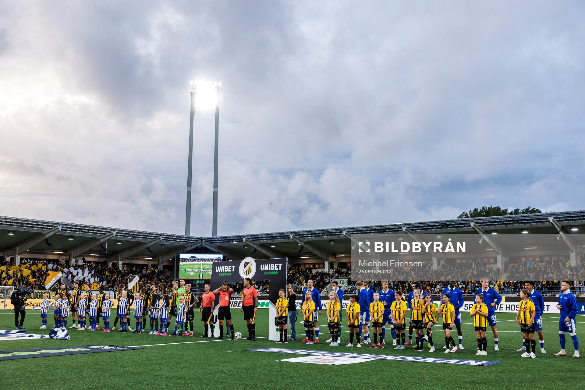 Häckens och IFK Göteborgs spelare