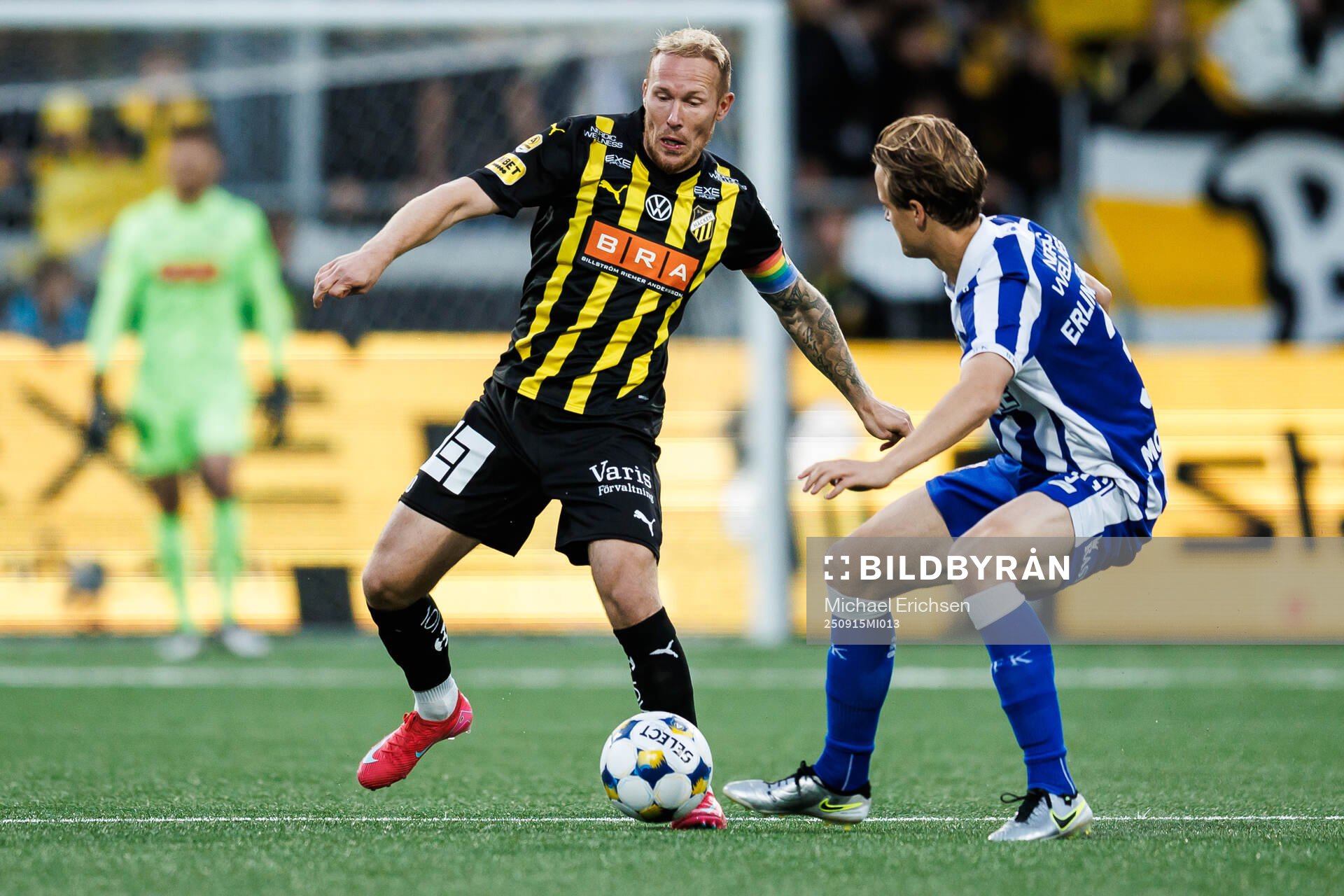 Häckens Mikkel Rygaard Jensen och IFK Göteborgs August