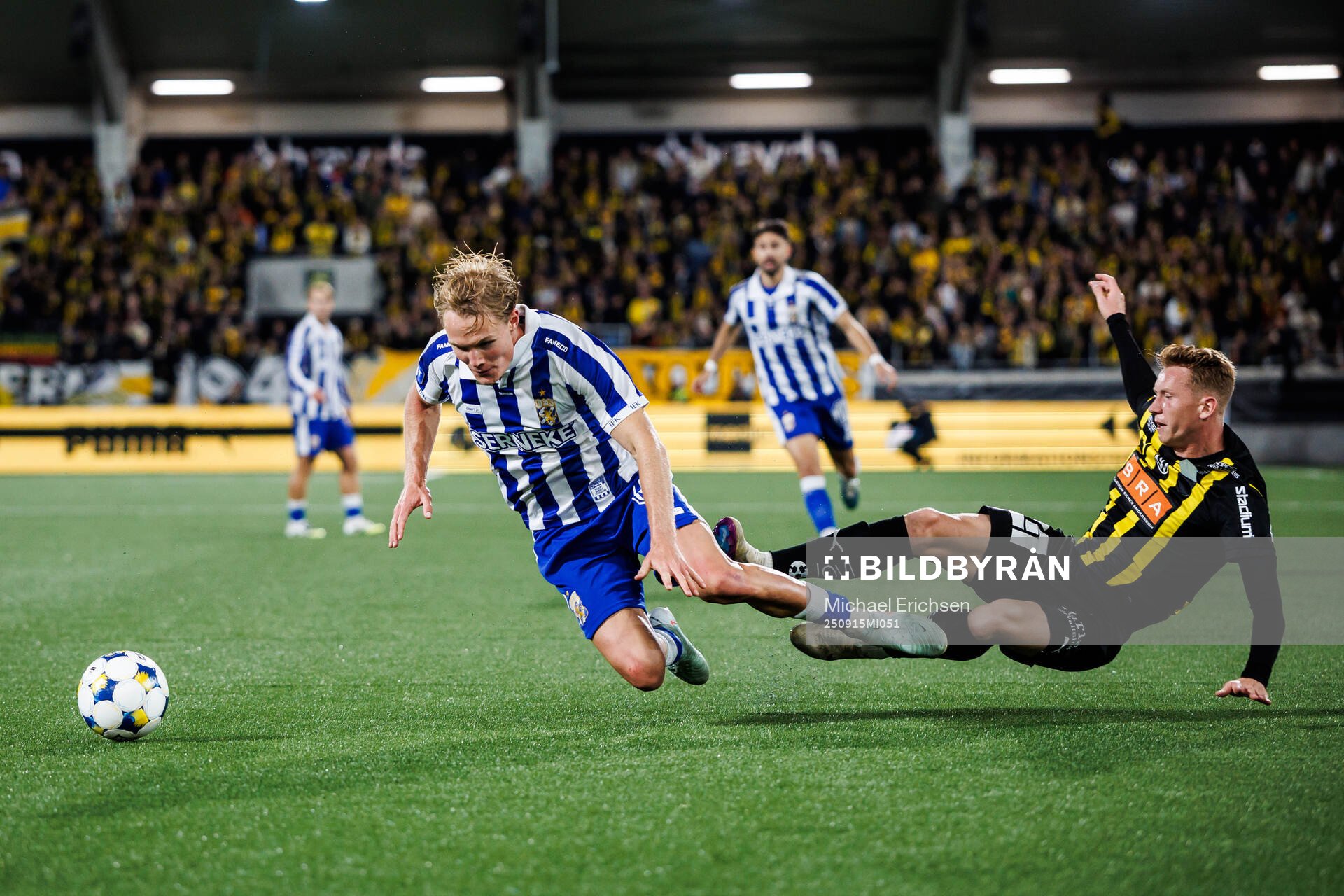 IFK Göteborgs Max Fenger och Häckens Julius Lindberg