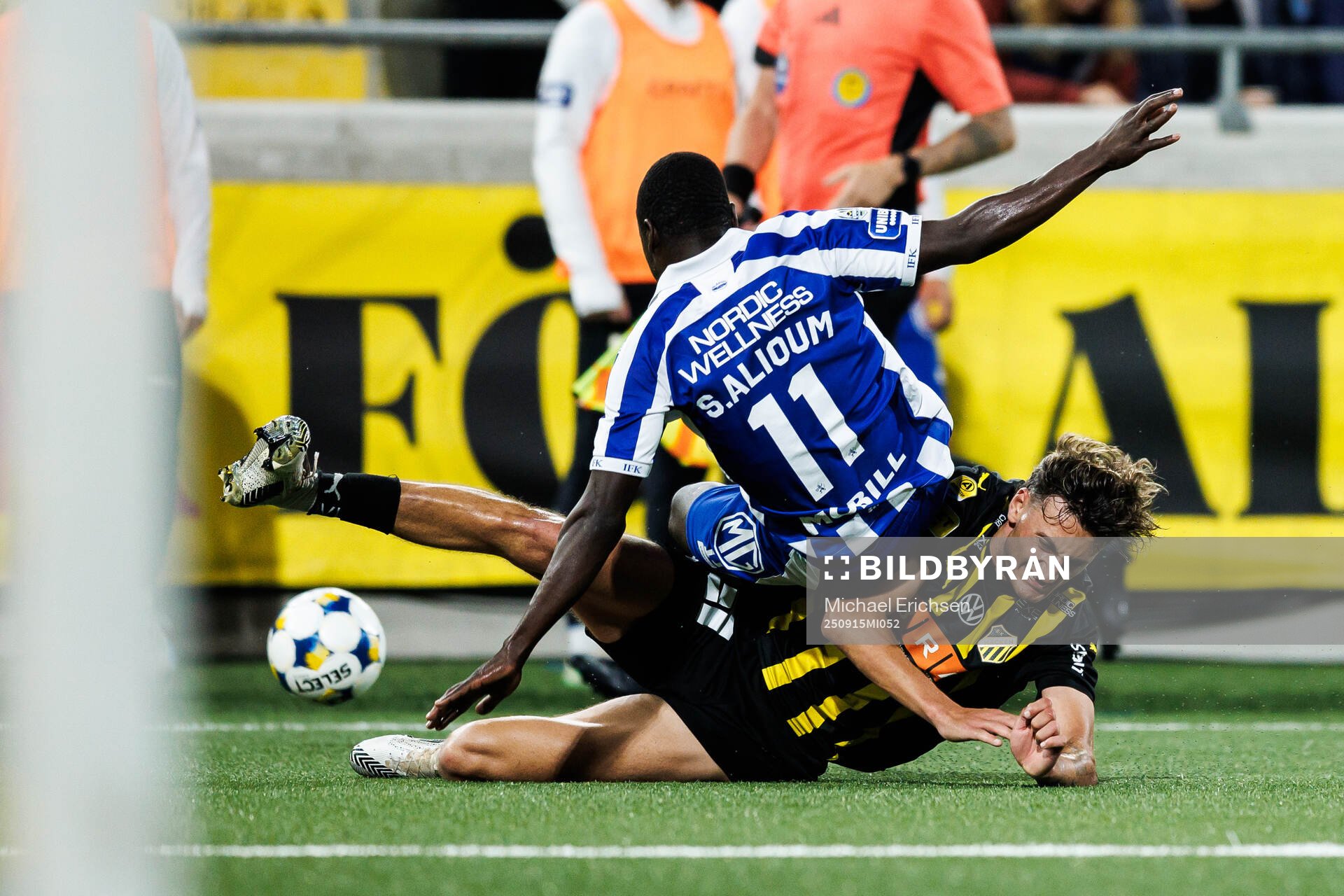 IFK Göteborgs Saidou Alioum Moubarak och Häckens Silas
