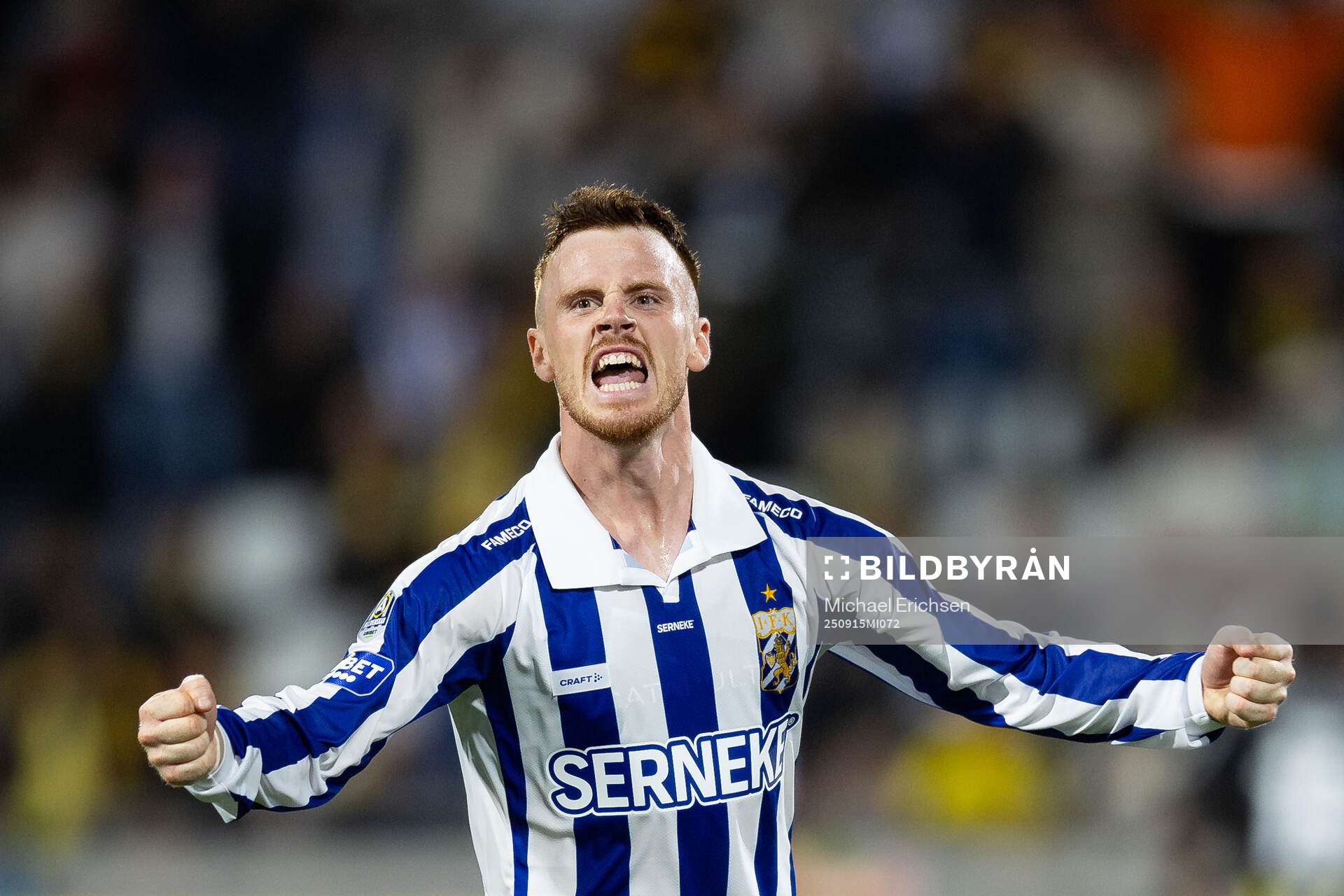 IFK Göteborgs Tobias Heintz jublar