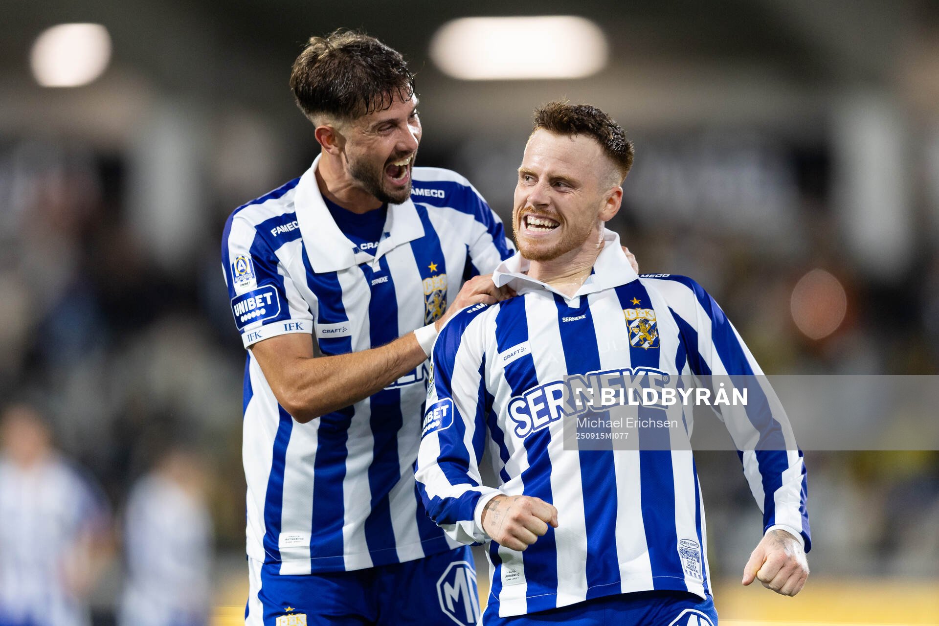 IFK Göteborgs Ramon Pascal Lundqvist och Tobias Heintz