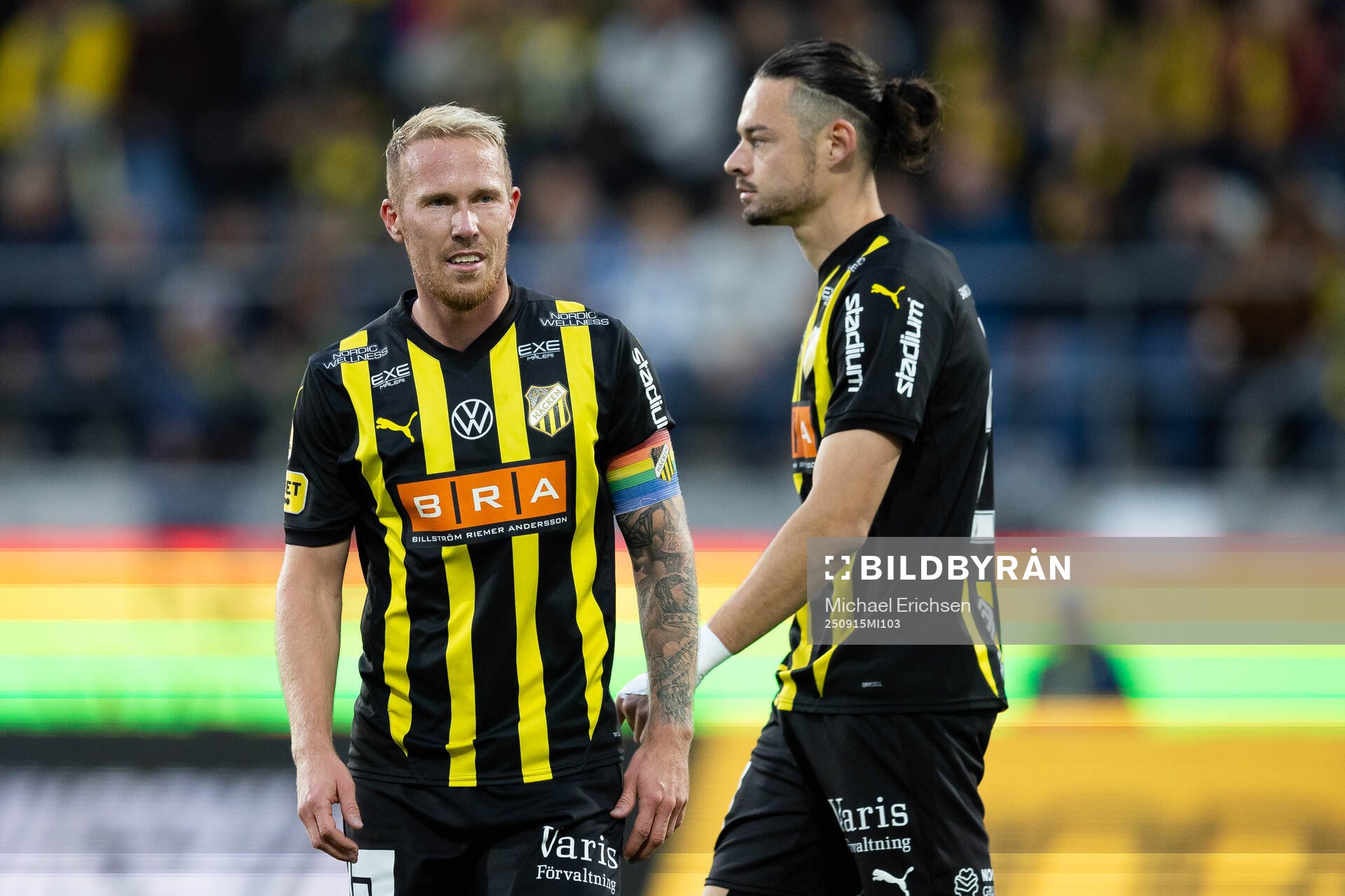 Häckens Mikkel Rygaard Jensen och Amor Layouni