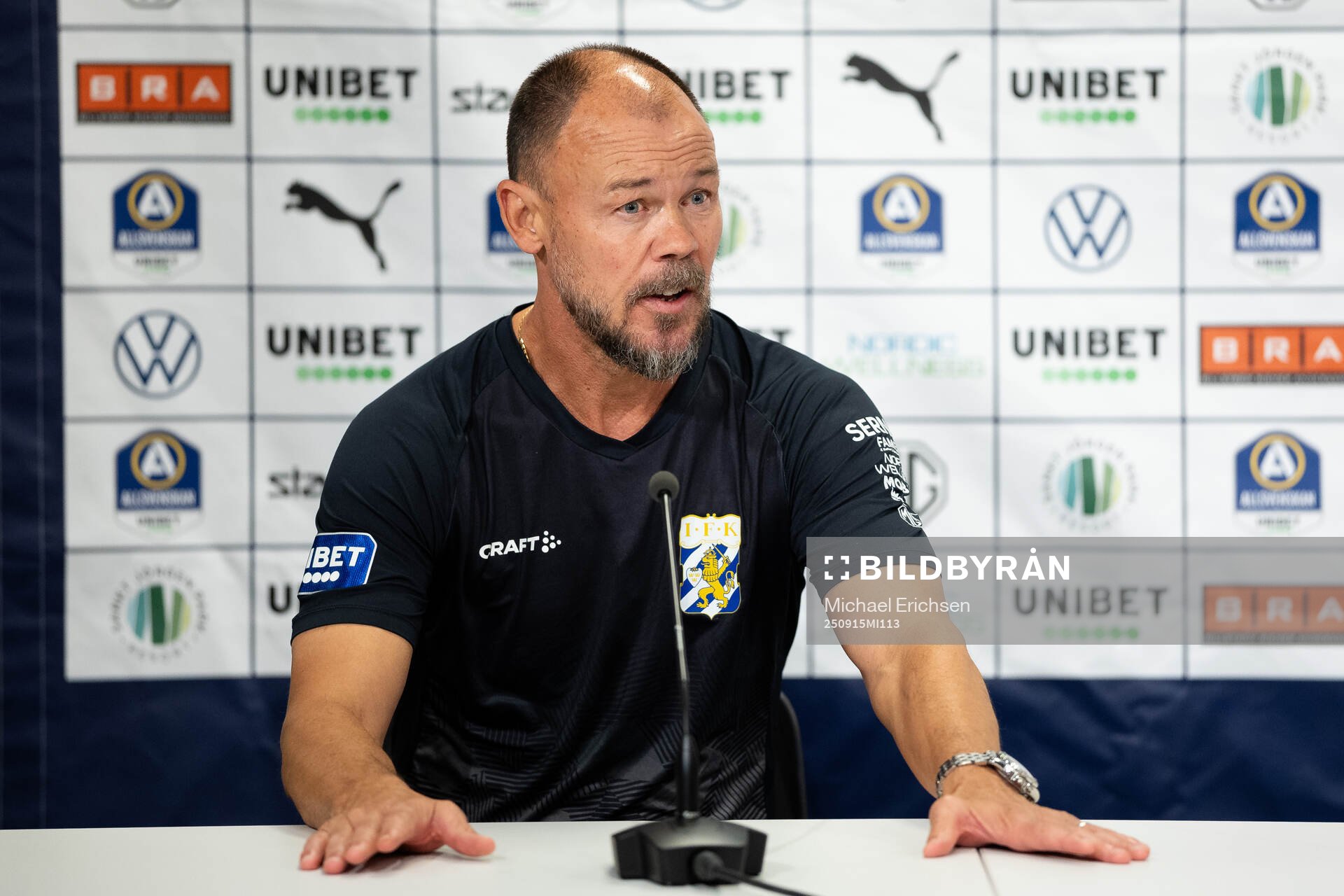 IFK Göteborgs assisterande tränare Joachim Björklund på