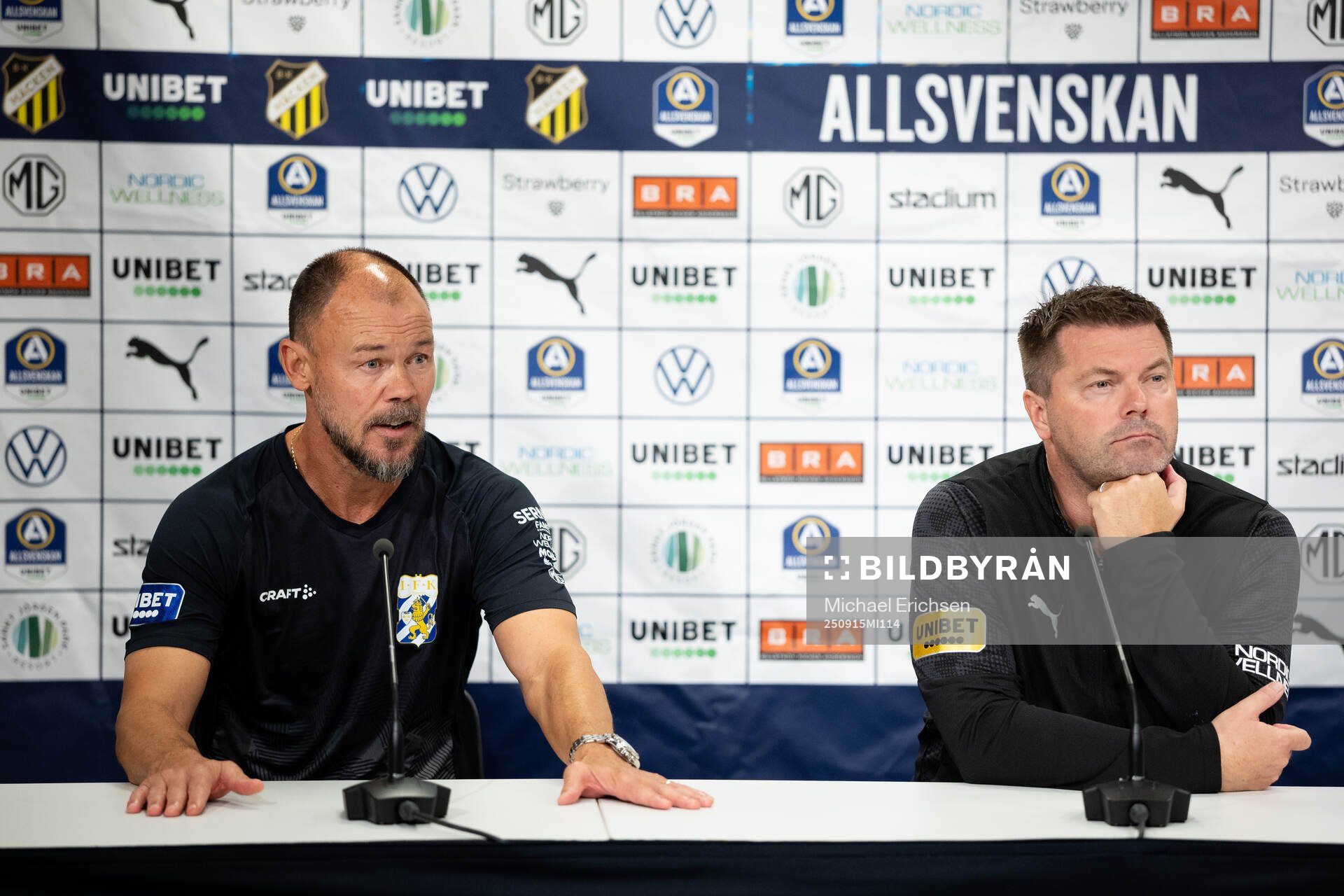 IFK Göteborgs assisterande tränare Joachim Björklund och