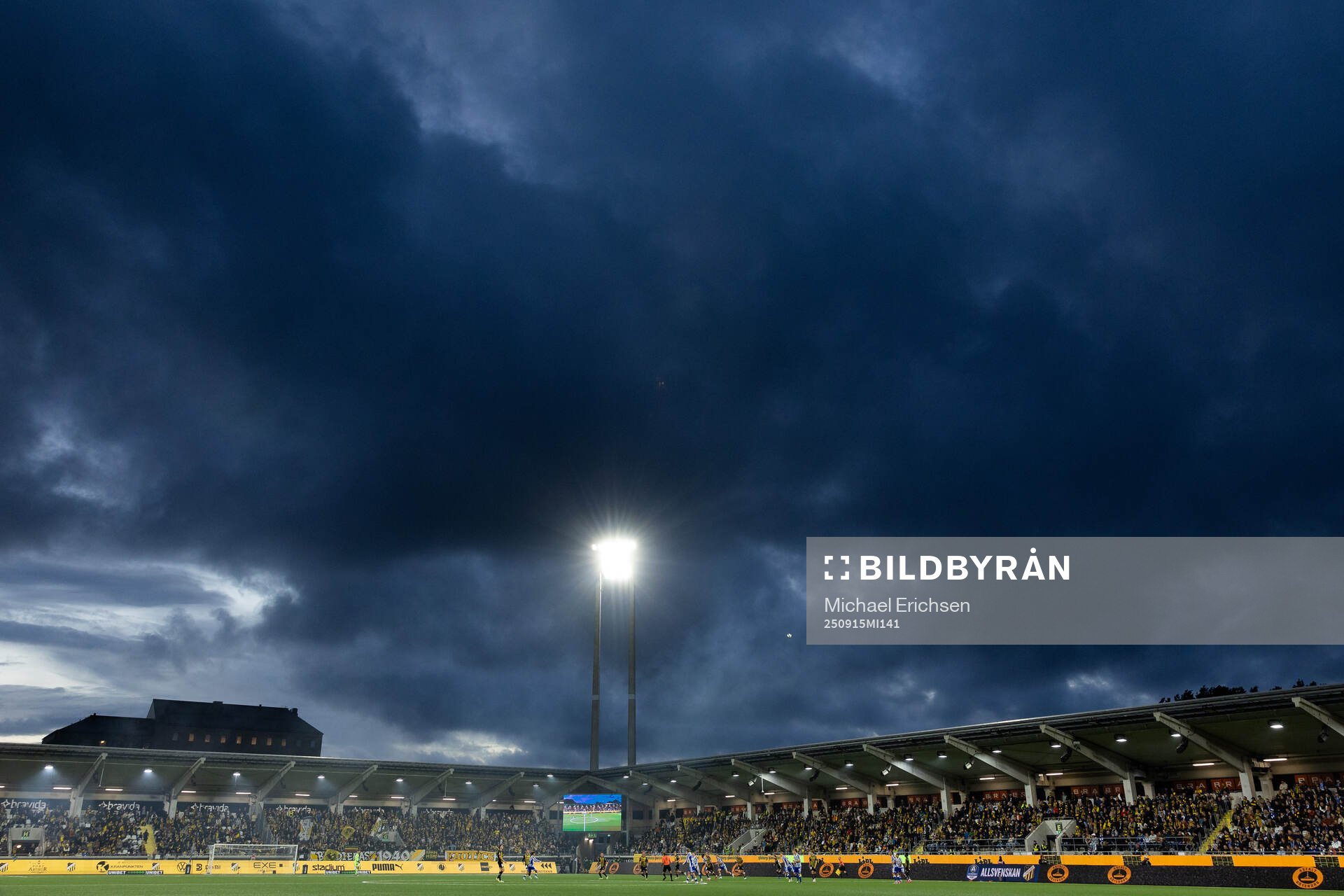 Vy över Bravida Arena