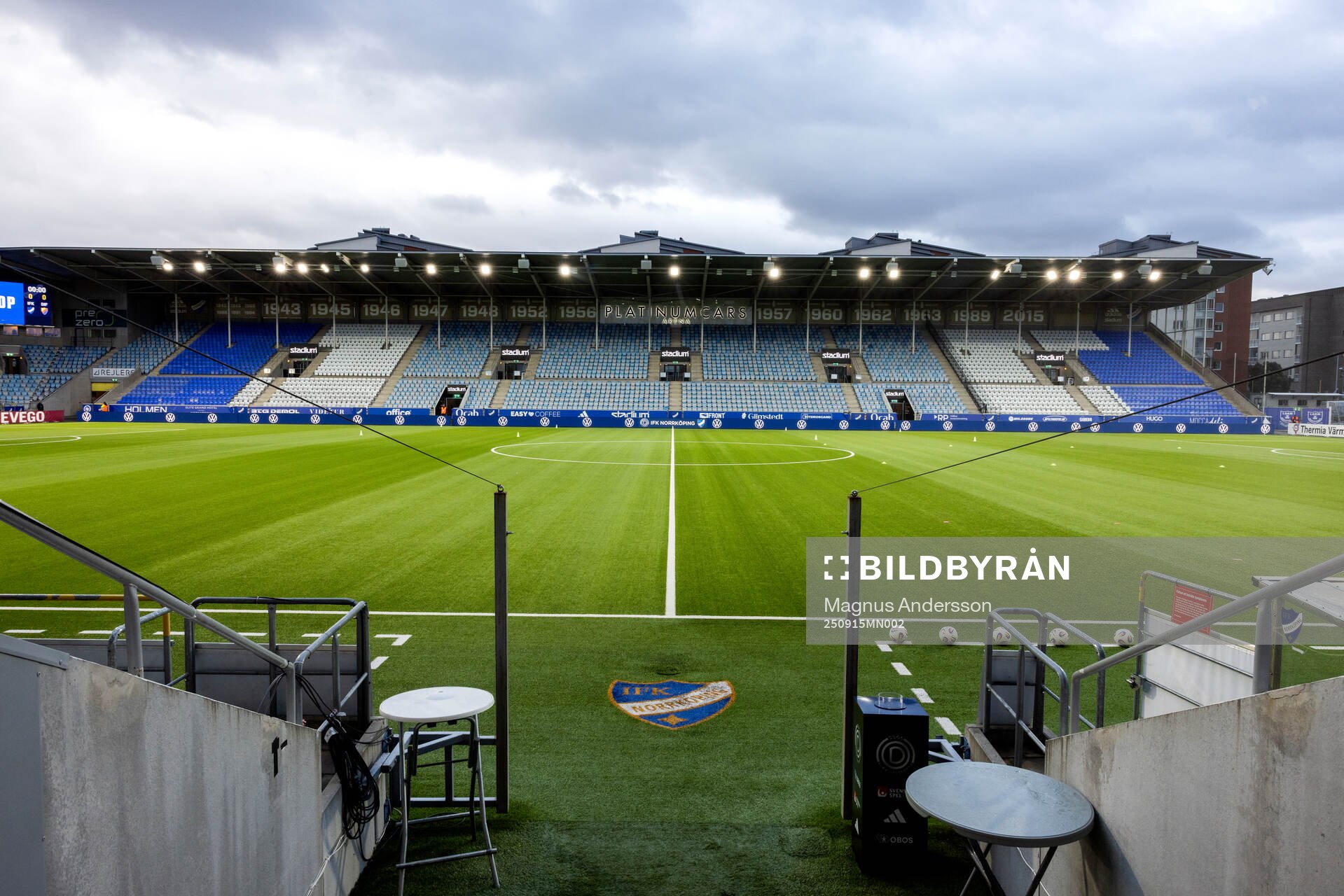 Interiör vy av Platinumcars Arena