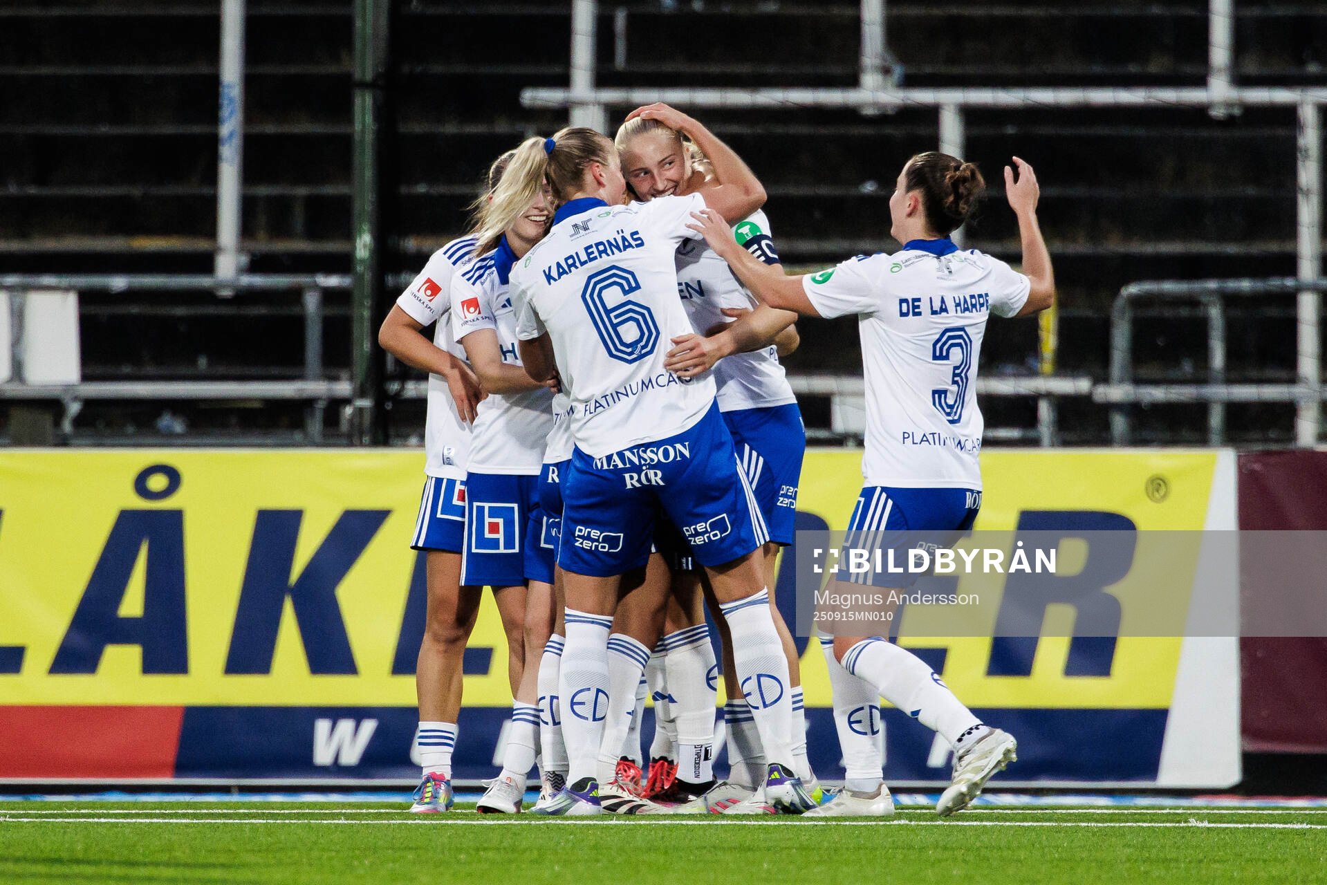 IFK Norrköpings Wilma Leidhammar jublar