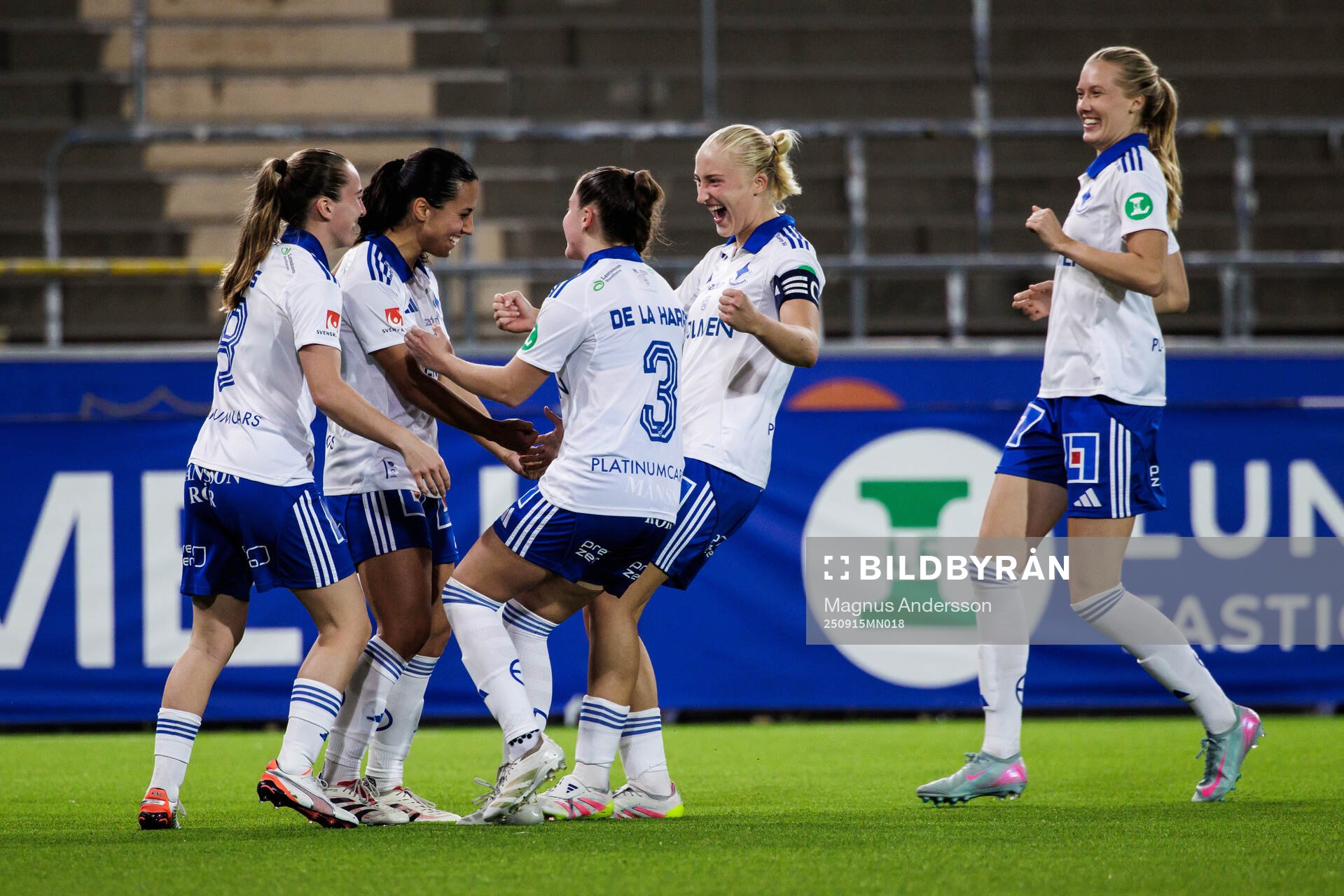IFK Norrköpings Vesna Milivojevic jublar