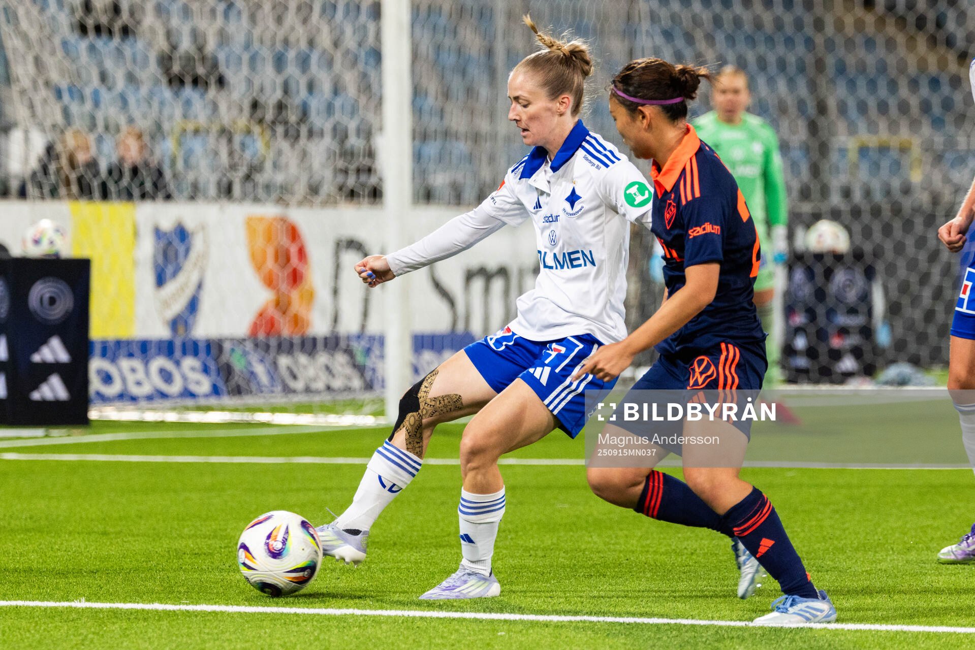 IFK Norrköpings Sabina Ravnell och Djurgårdens Urara