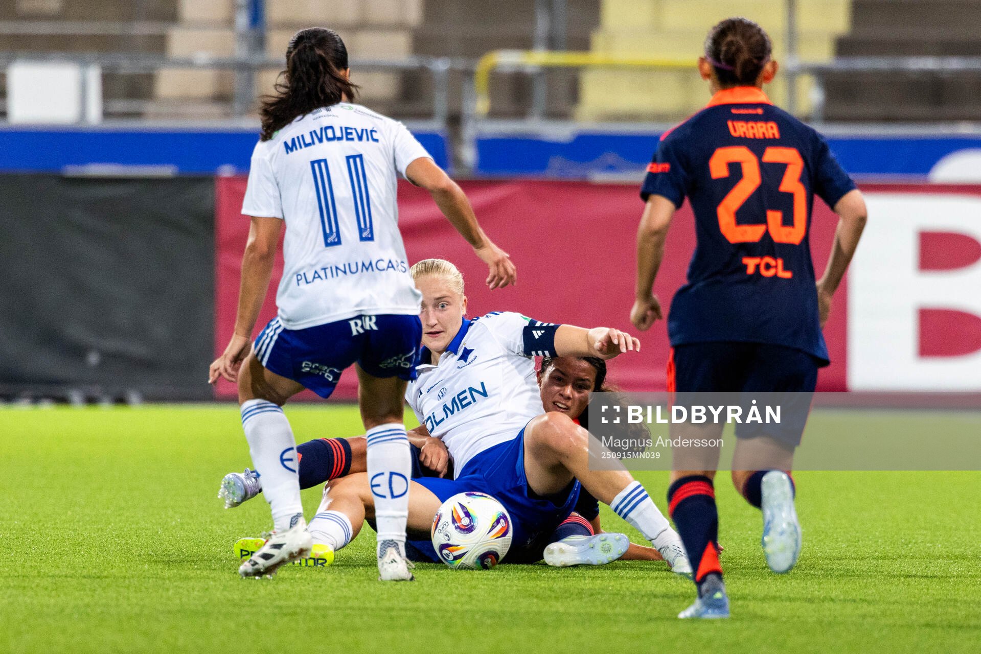 IFK Norrköpings Wilma Leidhammar och Djurgårdens Annika