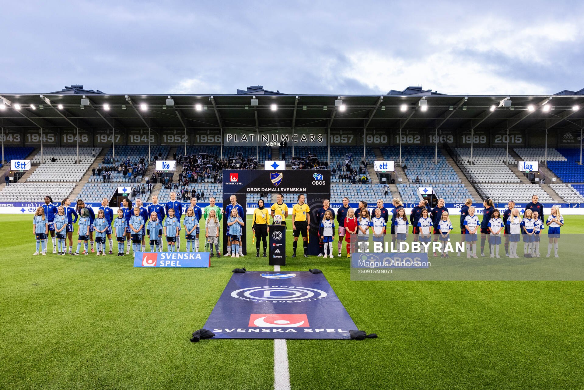 IFK Norrköpings spelare och Djurgårdens spelare