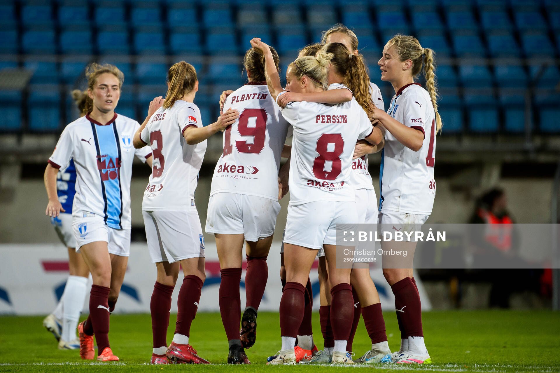 Malmö FFs Anna Plantin jublar