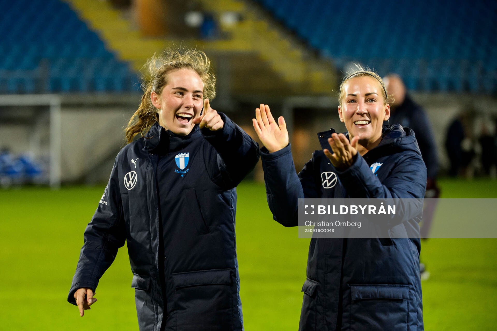 Malmö FFs Matilda Kristell och Mia Persson