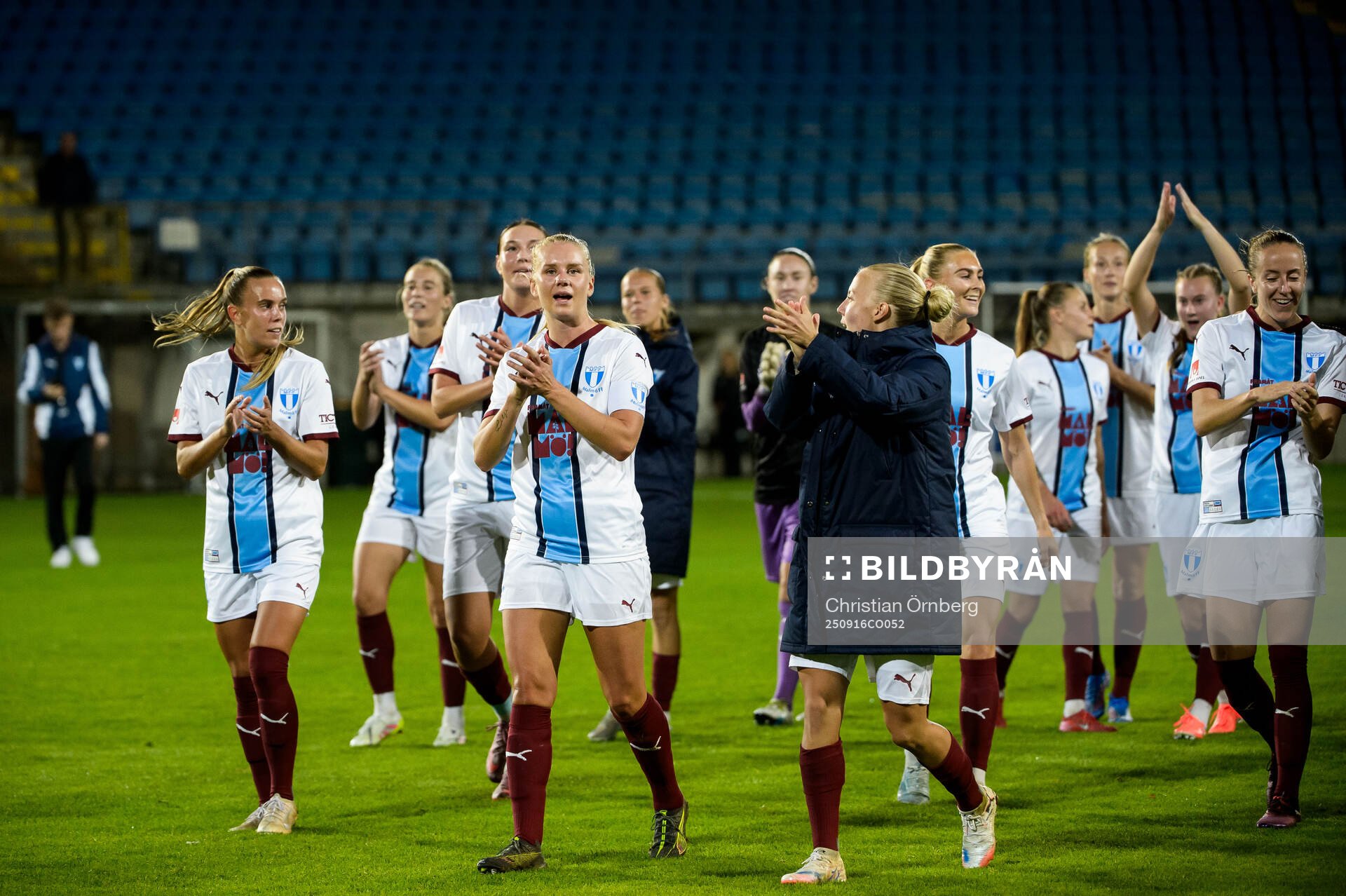 Malmö FFs spelare jublar