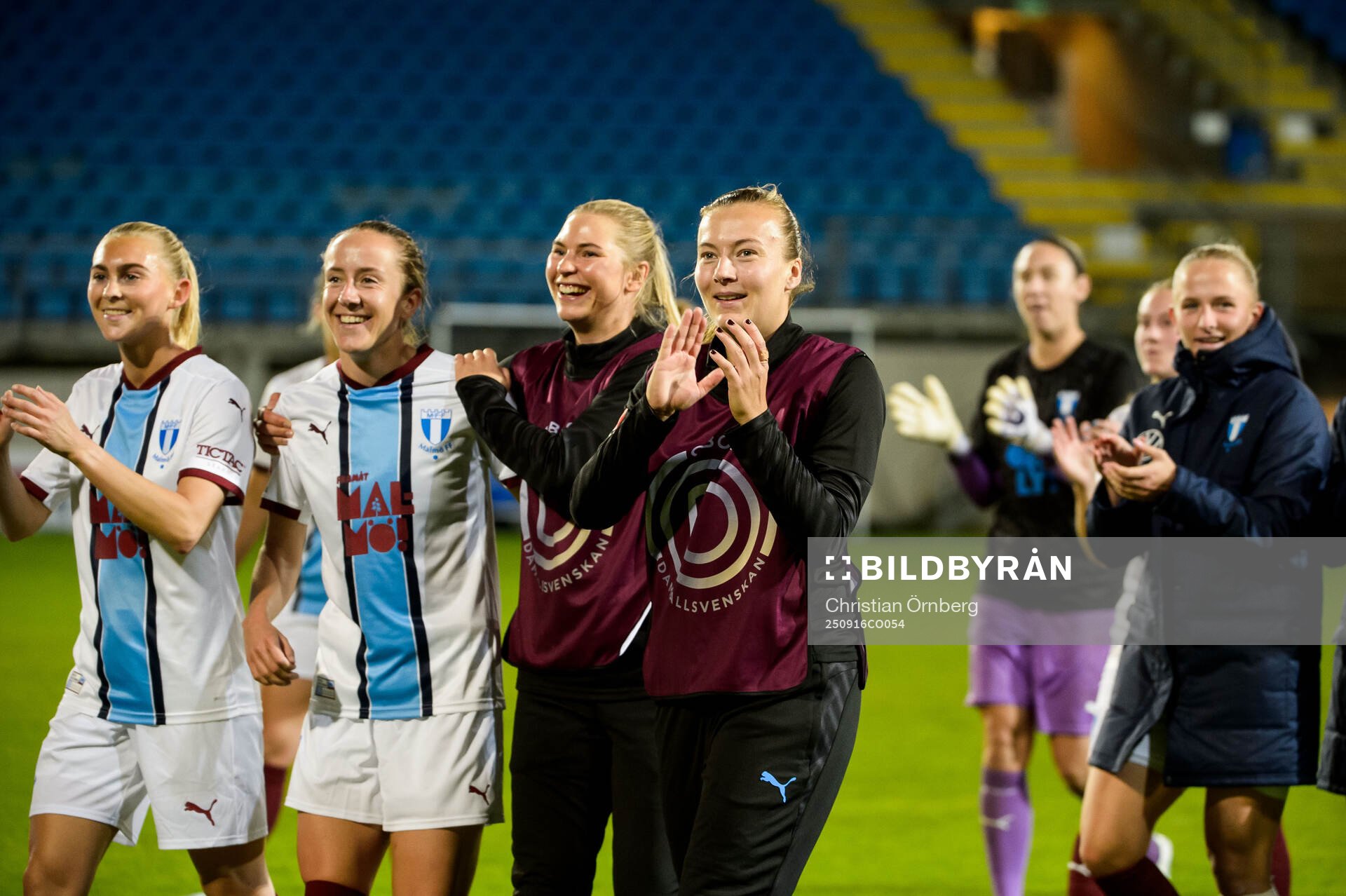 Malmö FFs spelare jublar