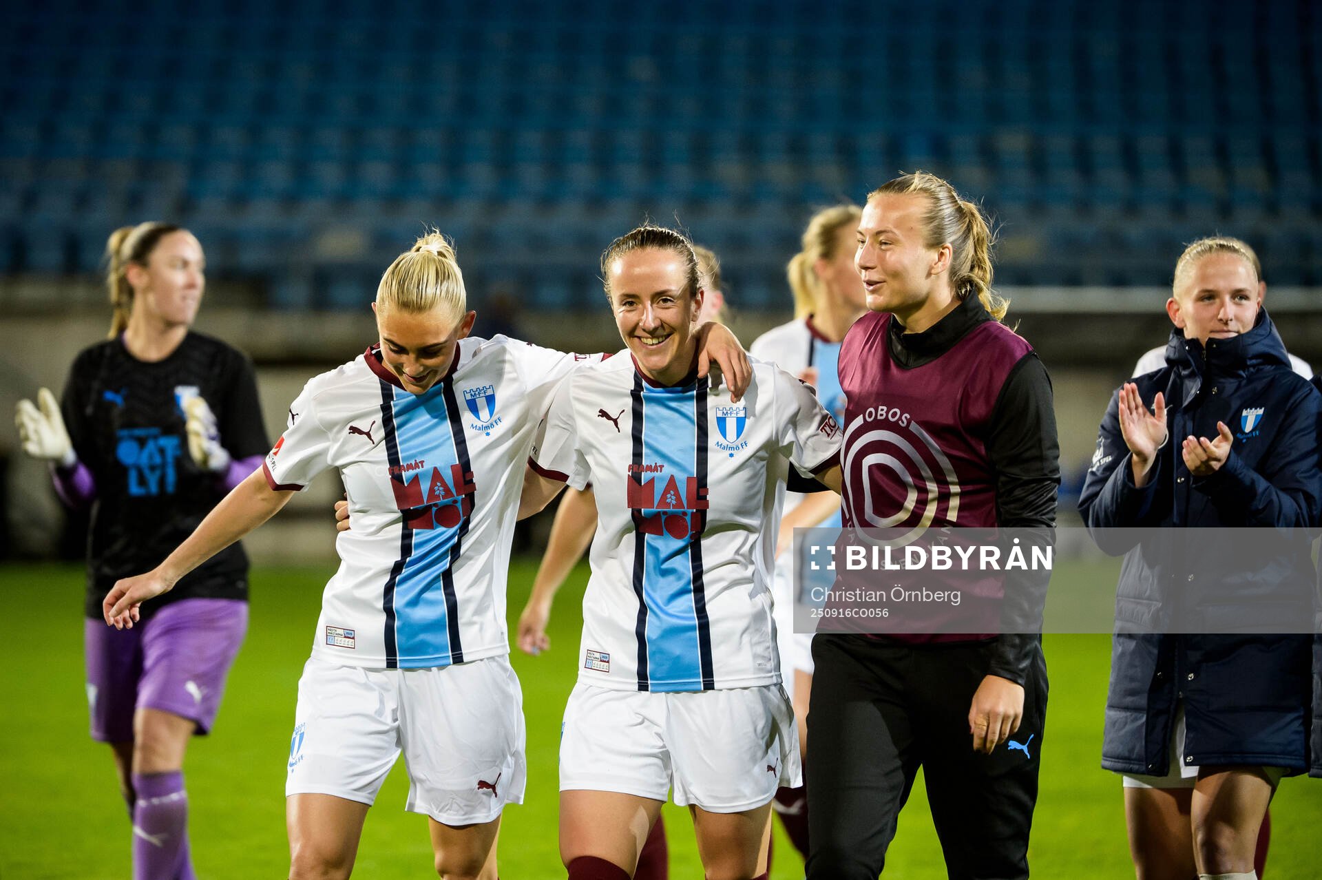 Malmö FFs Anna Plantin jublar