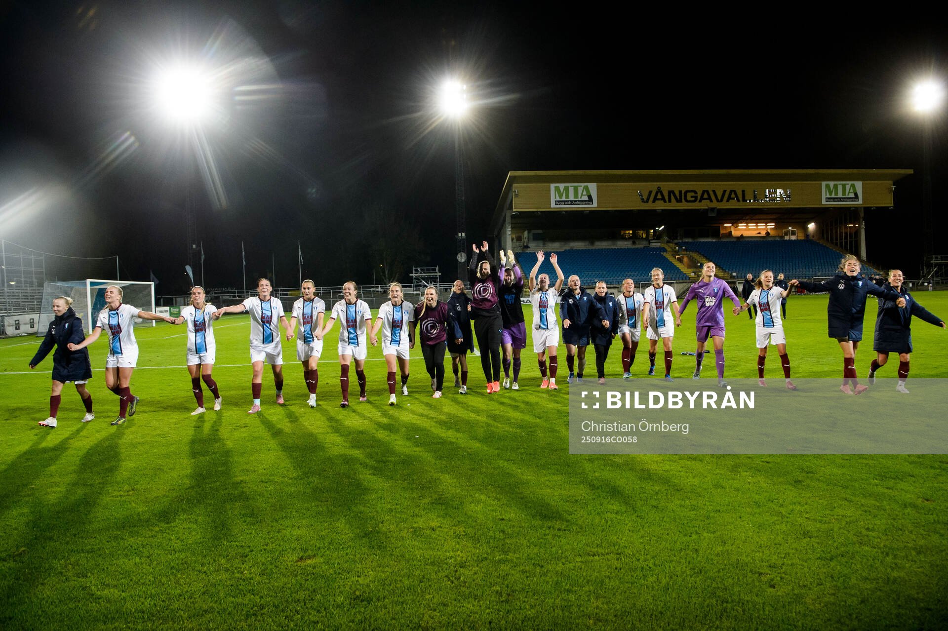 Malmö FFs spelare jublar