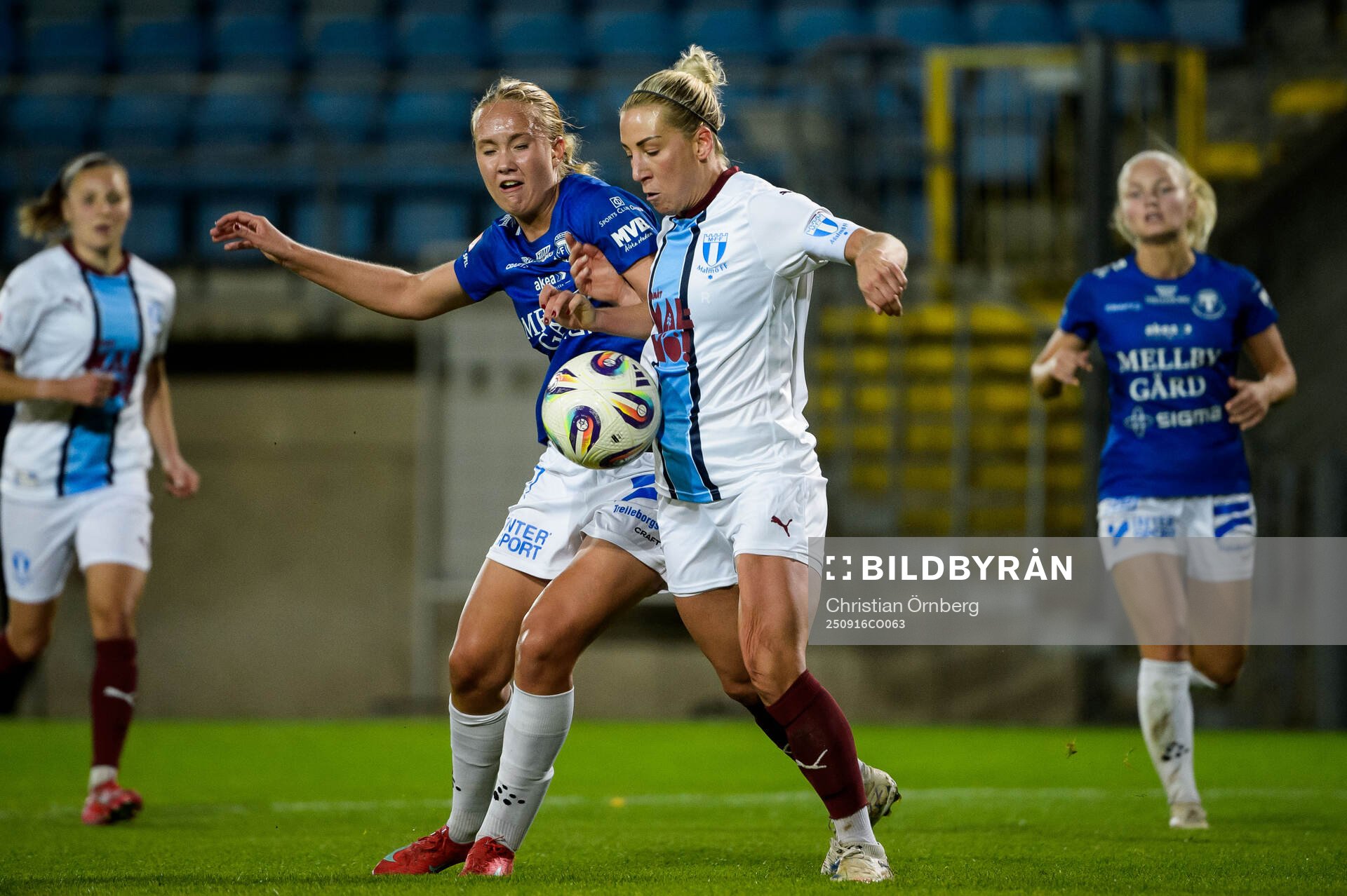 Trelleborgs Lovisa Yng och Malmö FFs Mia Persson