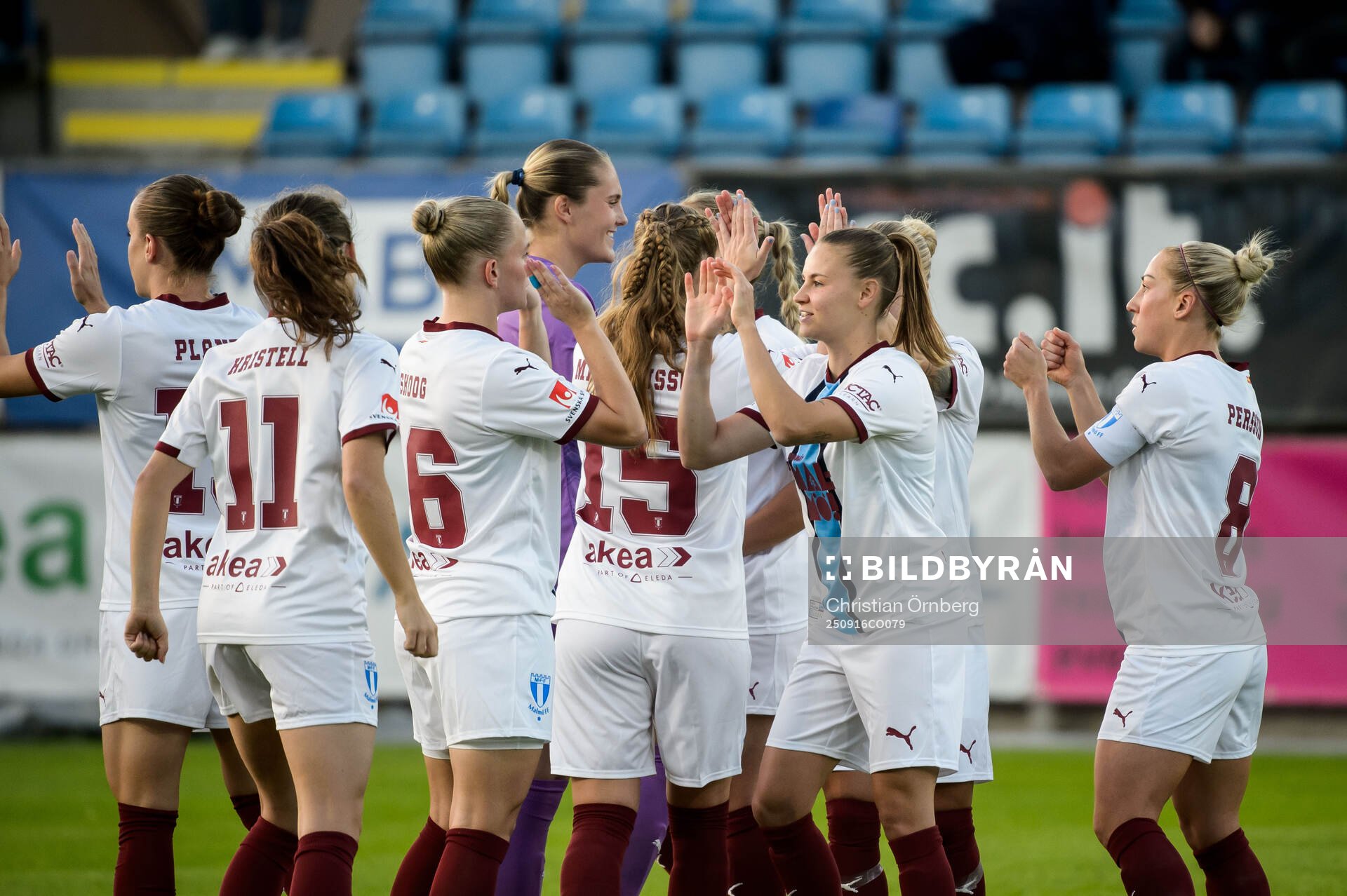 Malmö FFs spelare jublar