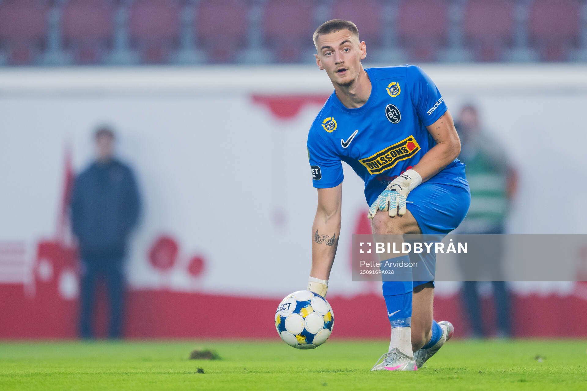 Landskronas målvakt Marcus Pettersson