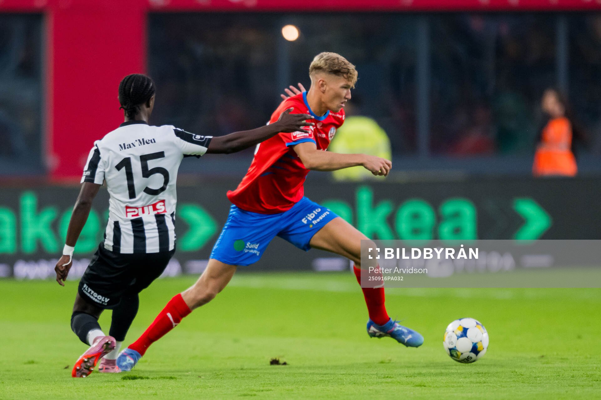 Landskronas Max'Med Mohamed och Helsingborgs Benjamin Örn