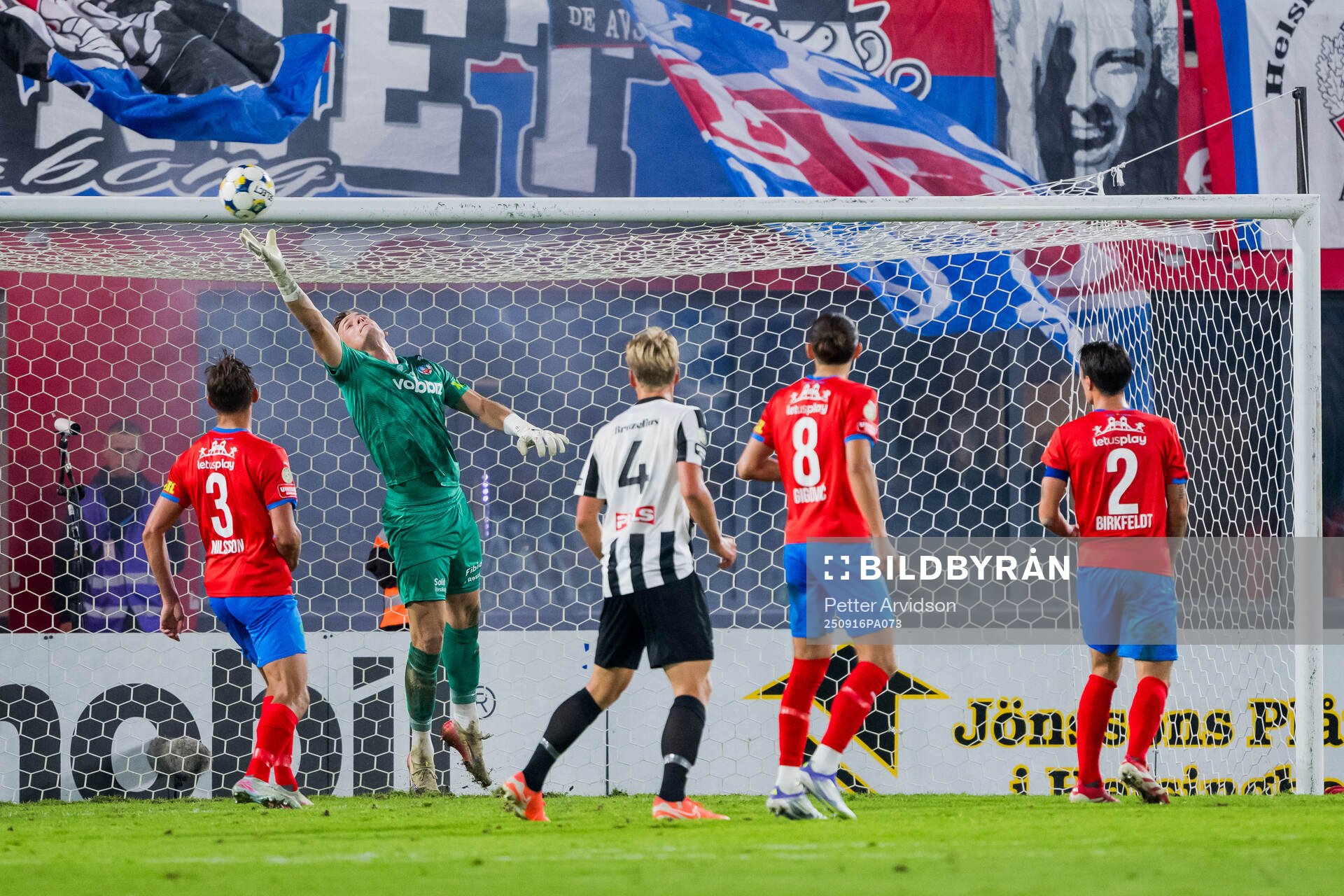 Helsingborgs målvakt Johan Brattberg