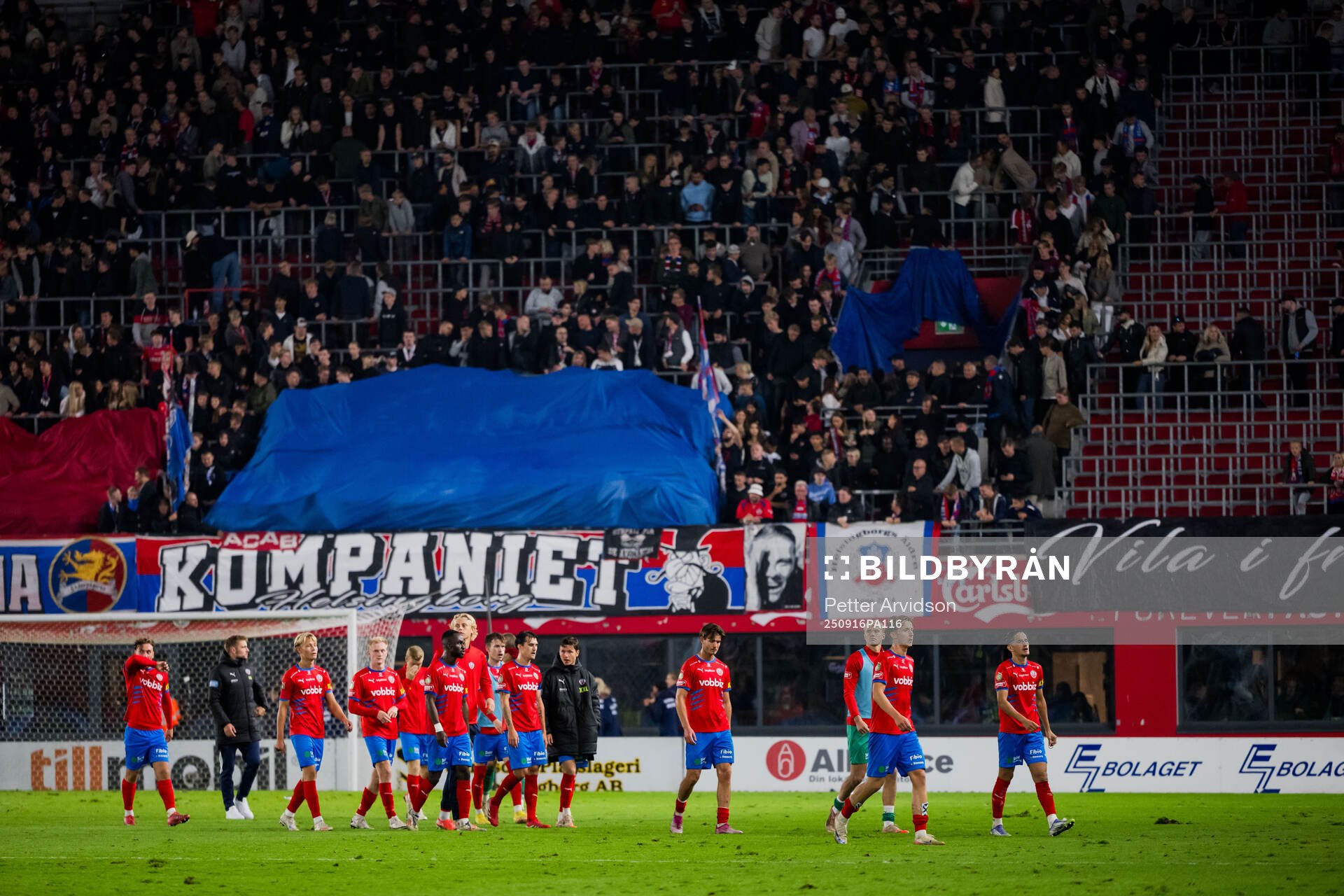Helsingborgs spelare deppar