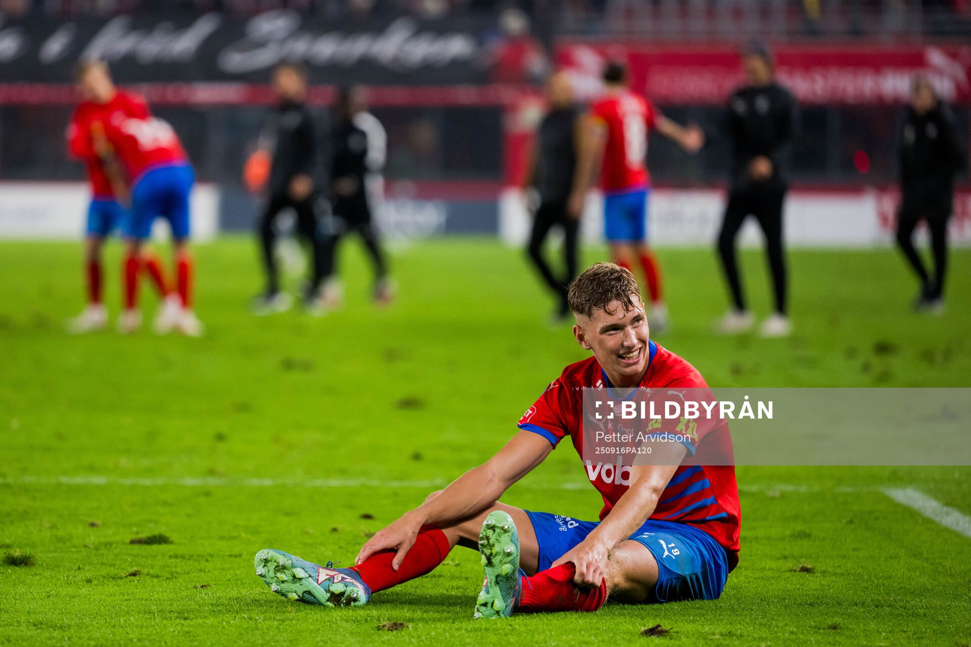 Helsingborgs Casper Ljung Hofvendahl deppar