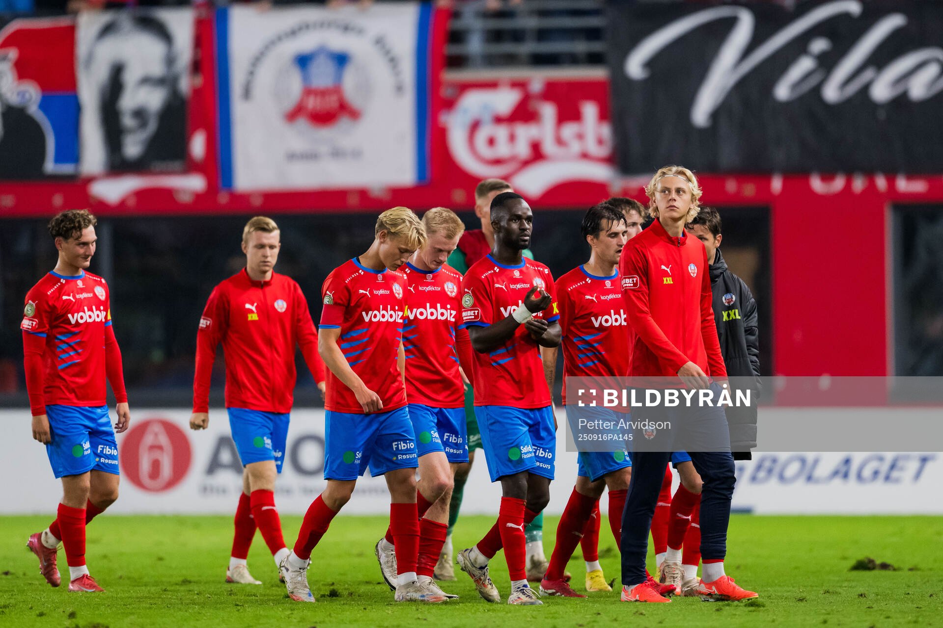 Helsingborgs spelare deppar