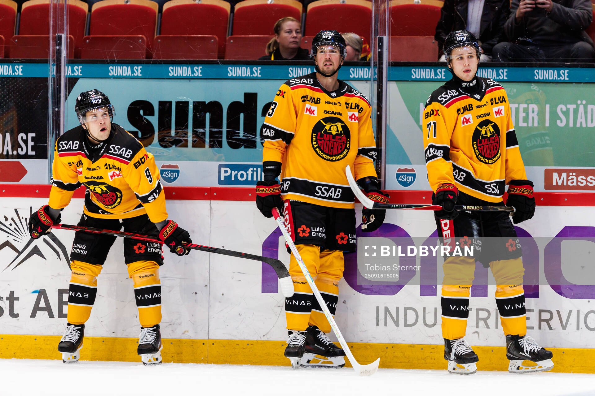 Luleås Heikki Liedes, Eetu Koivistoinen och Jakob