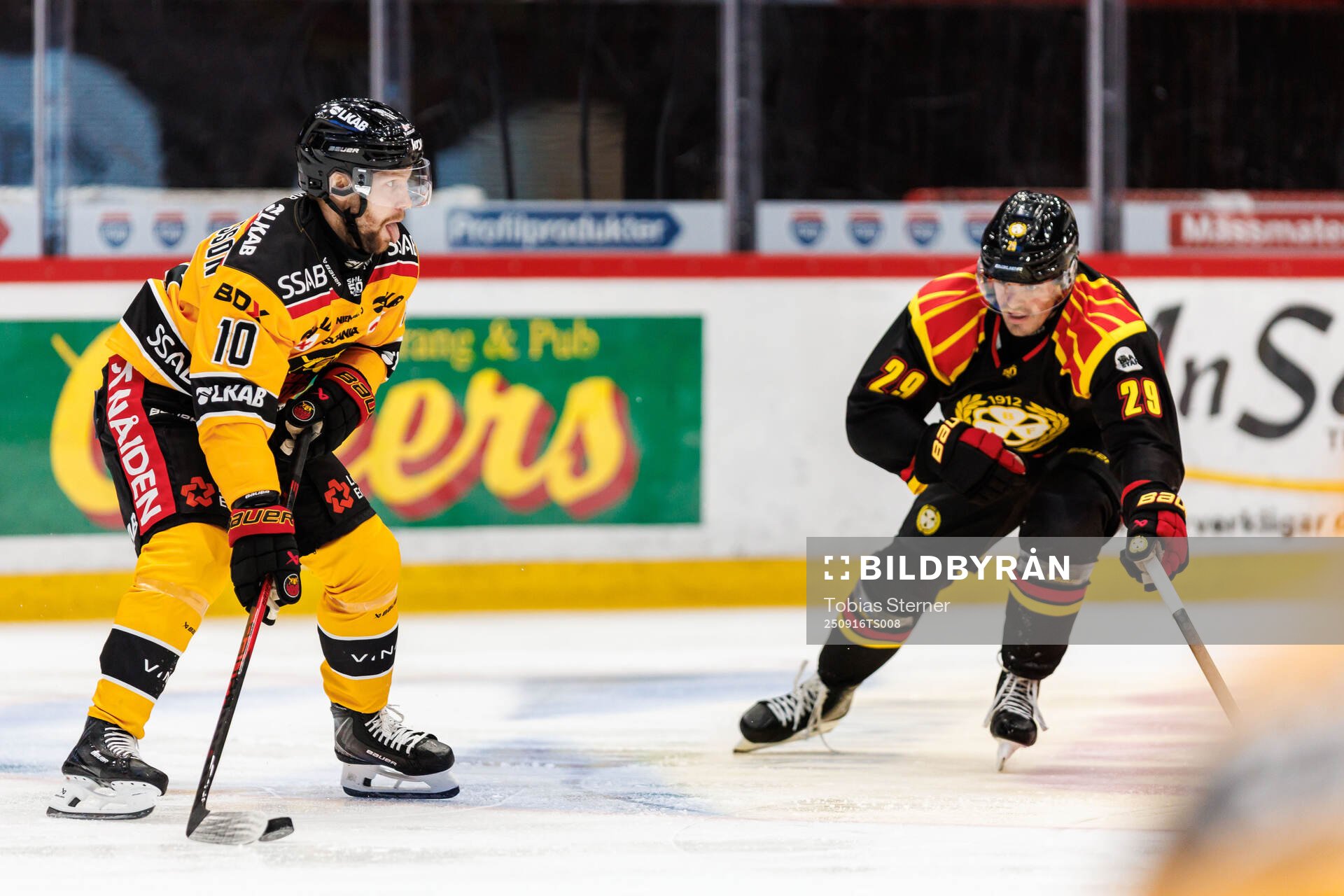 Luleås Einar Emanuelsson och Brynäs Axel Andersson