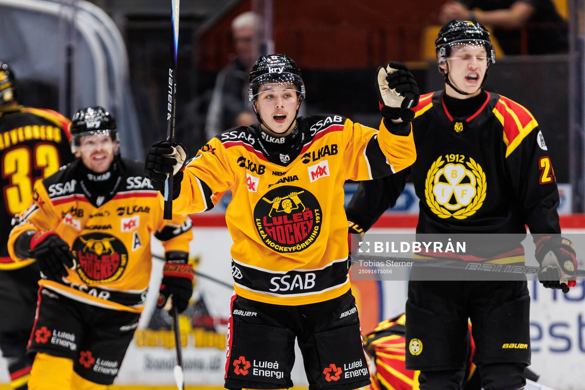 Luleås Isac Hedqvist jublar