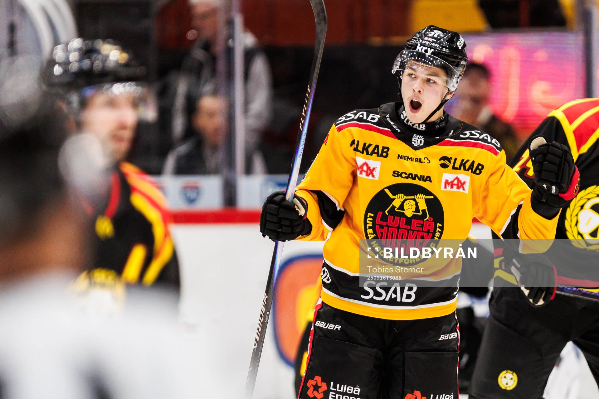 Luleås Isac Hedqvist jublar